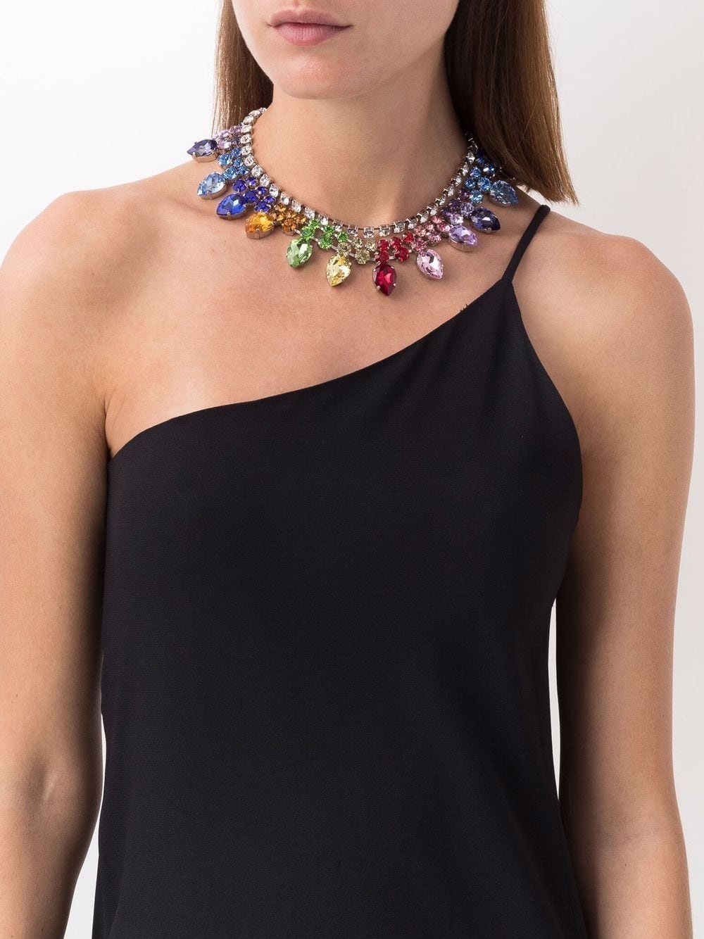crystal-embellished necklace - 2