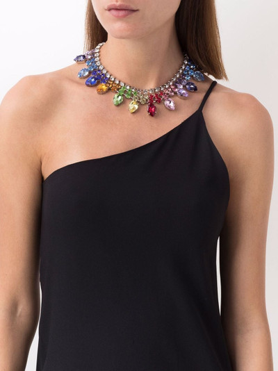 PHILIPP PLEIN crystal-embellished necklace outlook