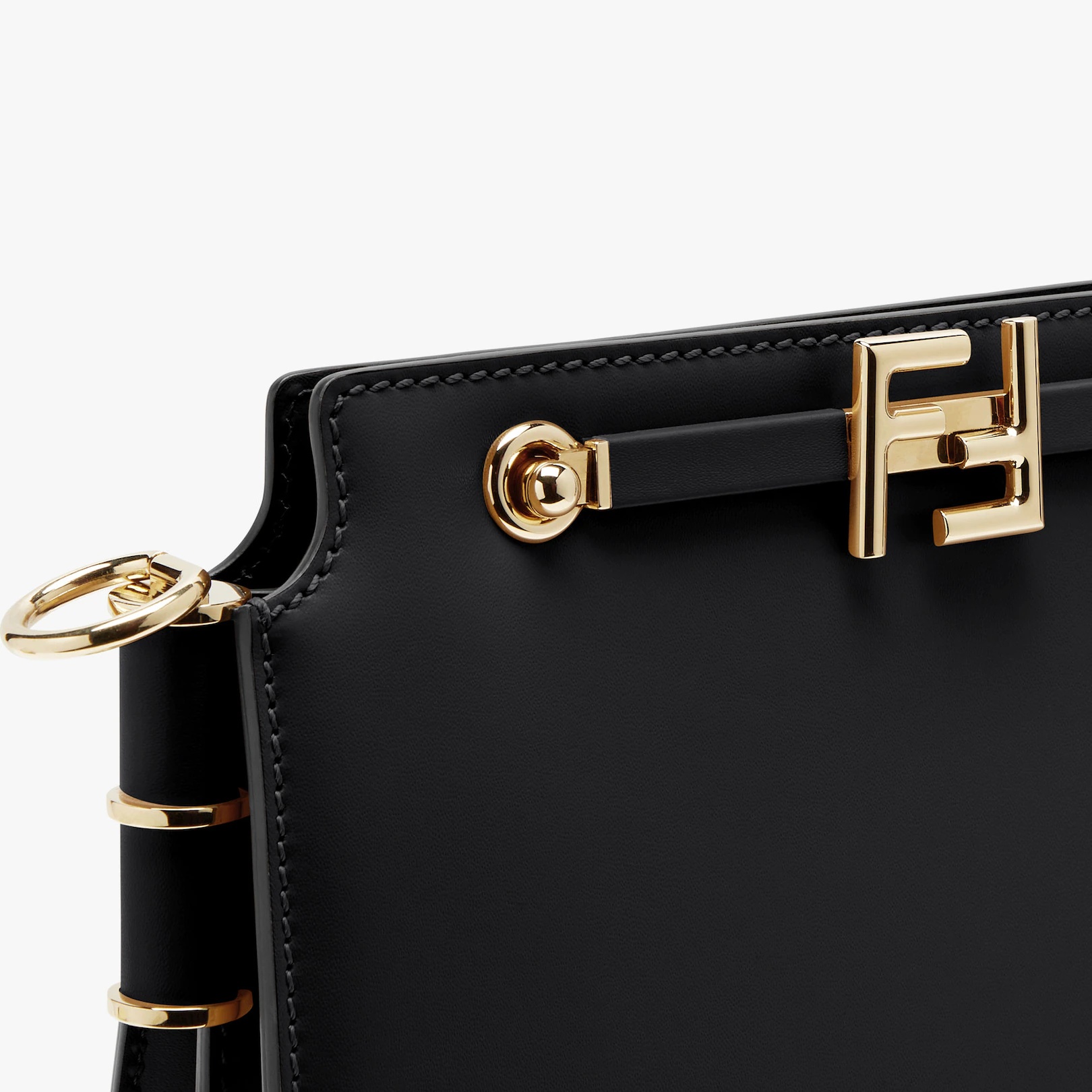 Black leather bag - 5