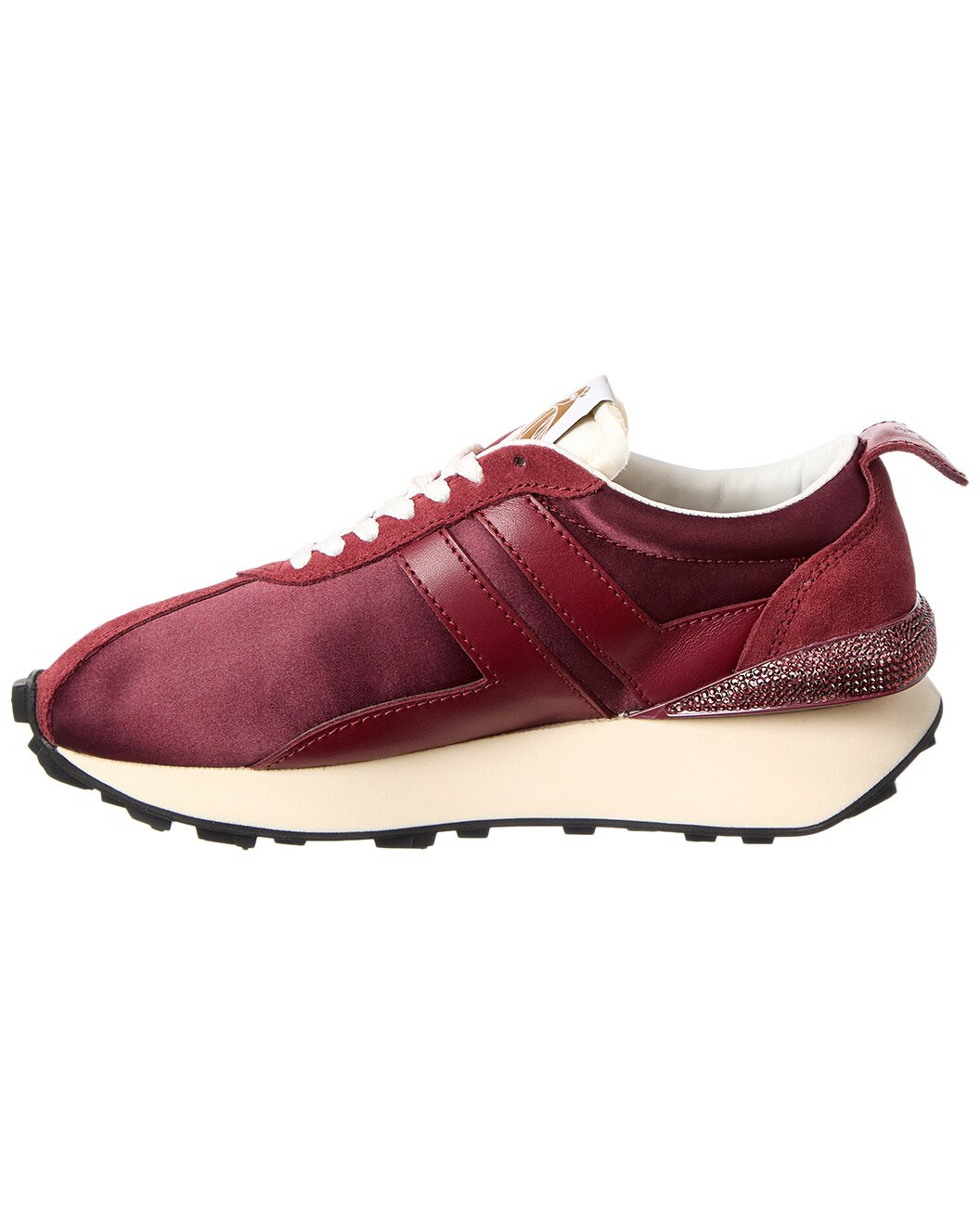 LANVIN Satin & Leather Sneaker - 2