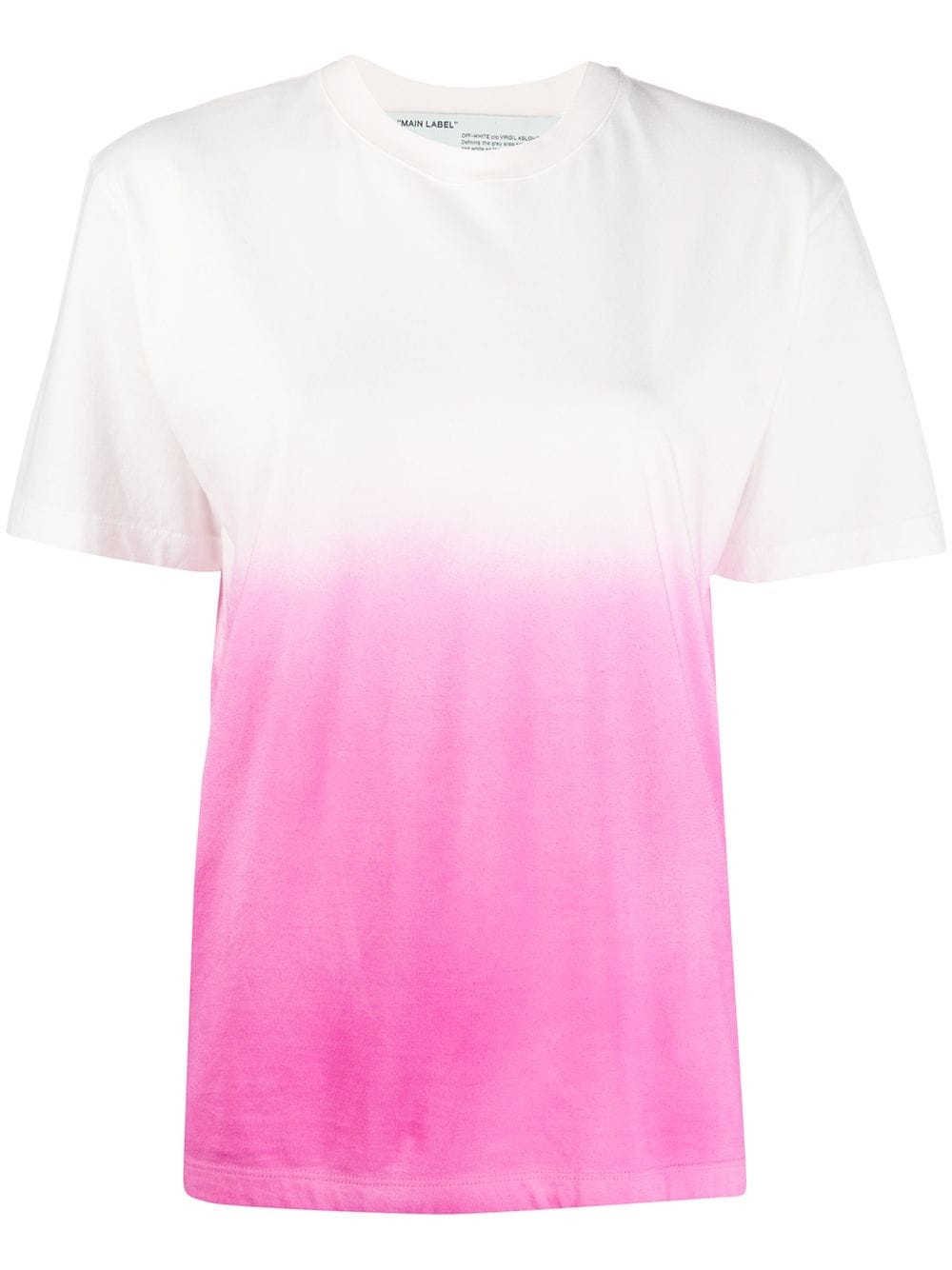 gradient effect short-sleeved T-shirt - 1