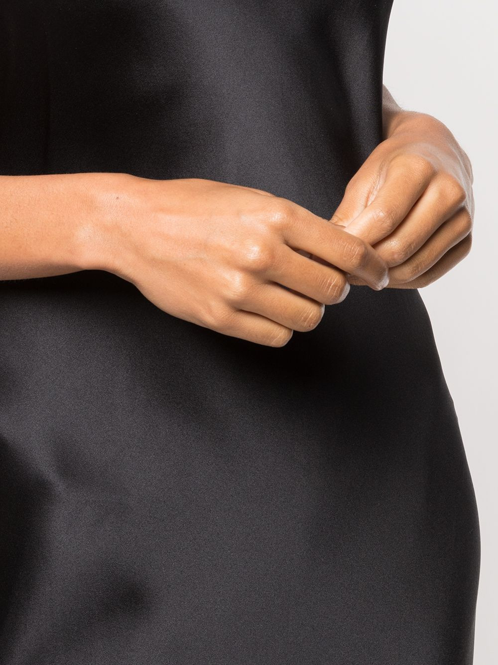 silk midi slip dress - 5