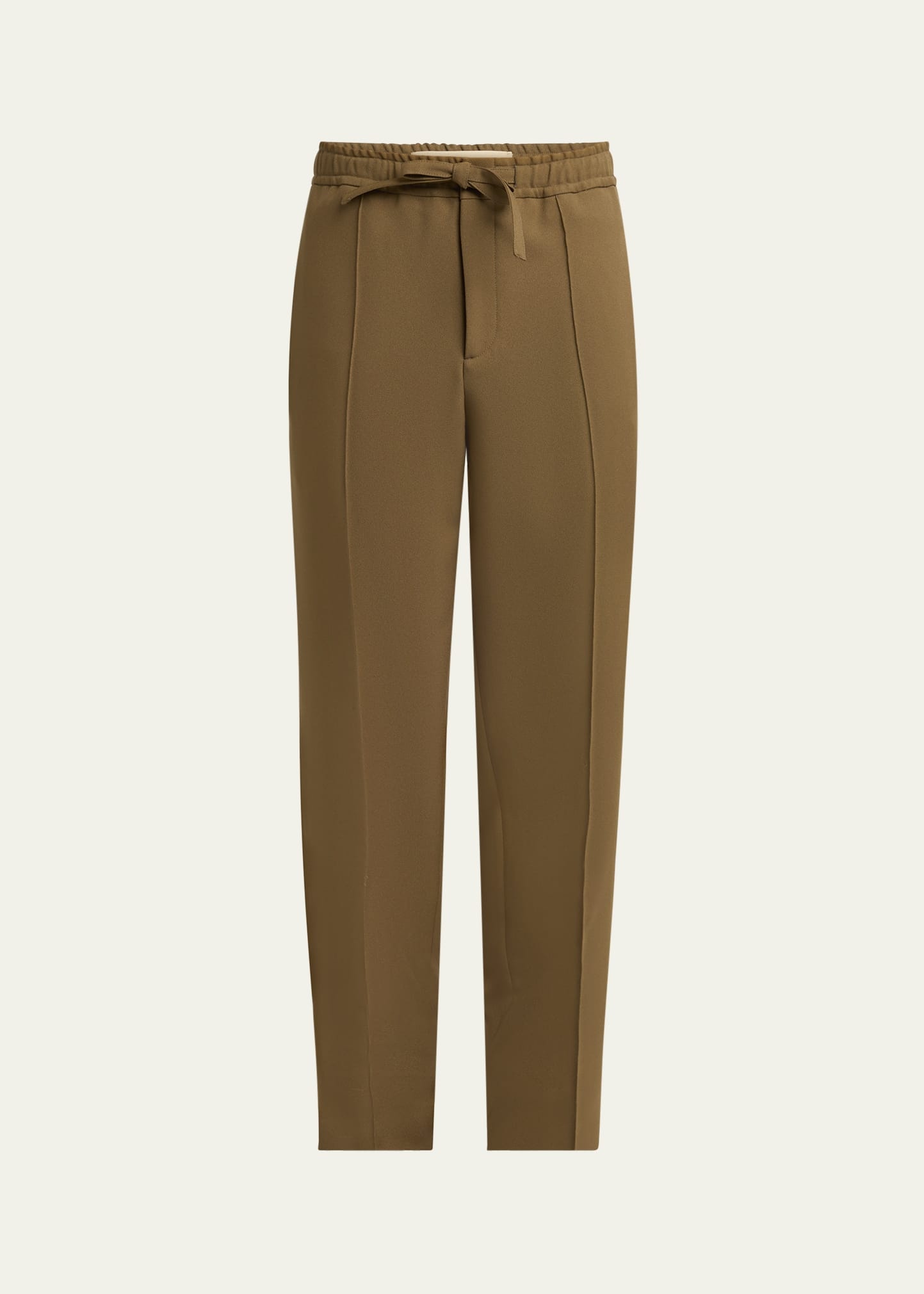 Men's Pintuck-Front Drawstring Pants - 1
