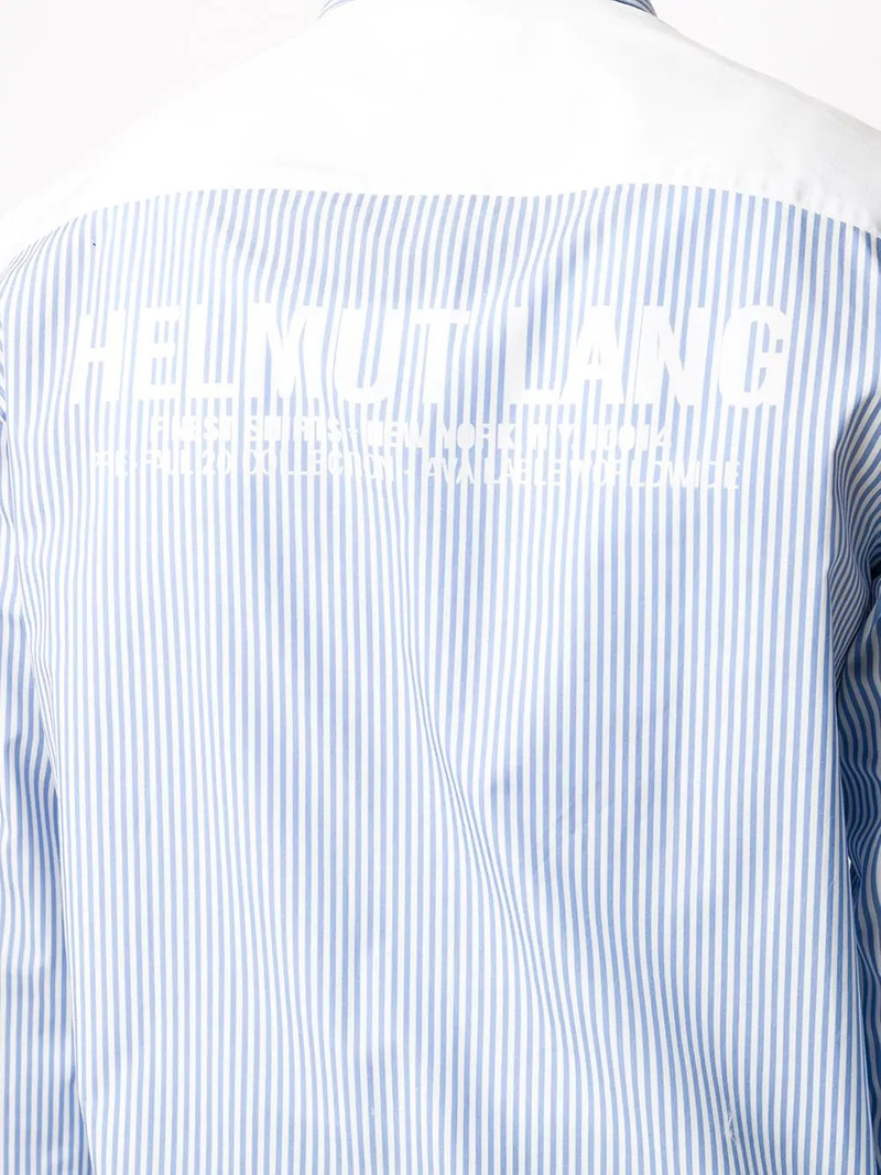 striped cotton long-sleeved shirt 5