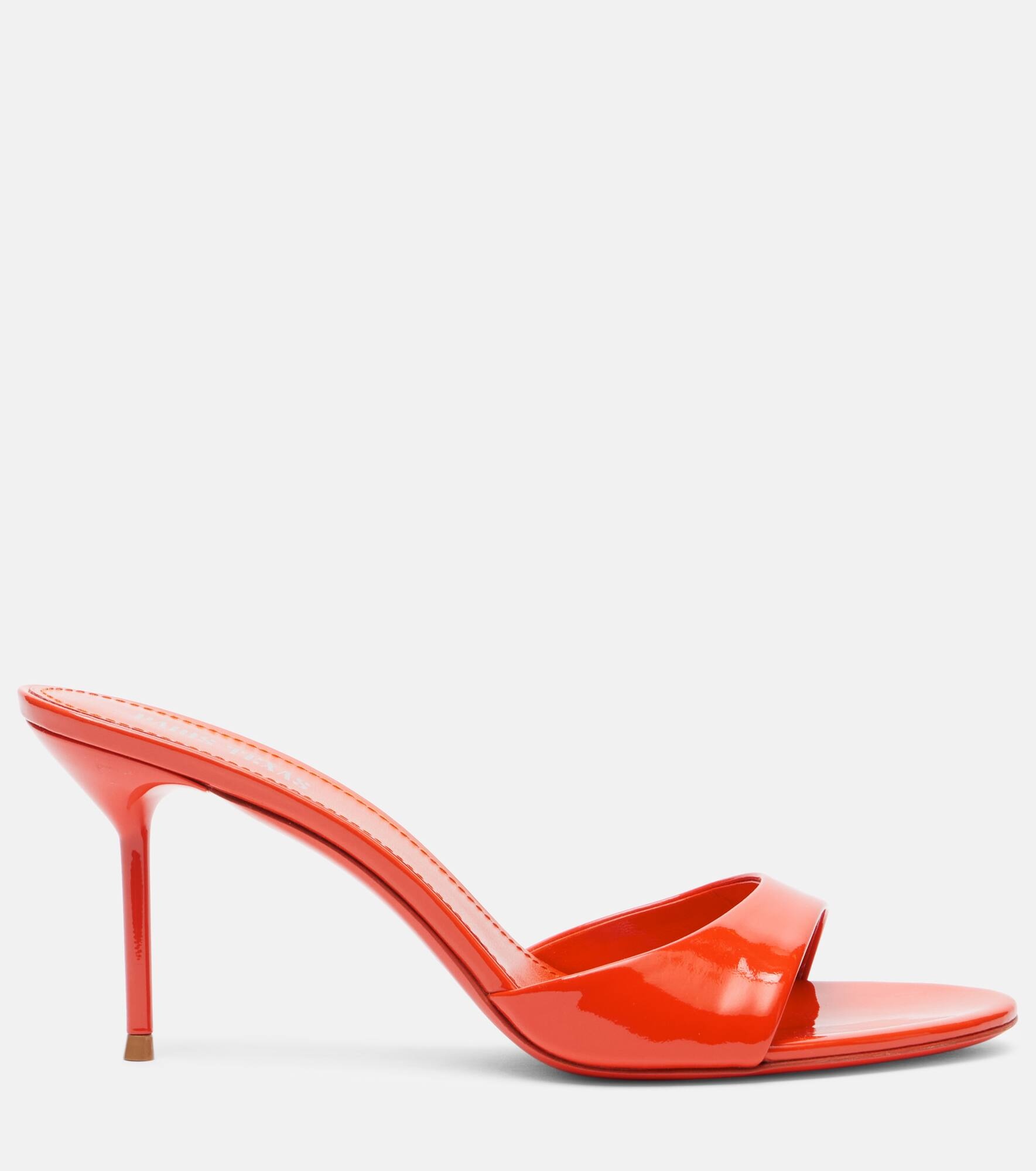 Lidia 70 patent leather mules - 4