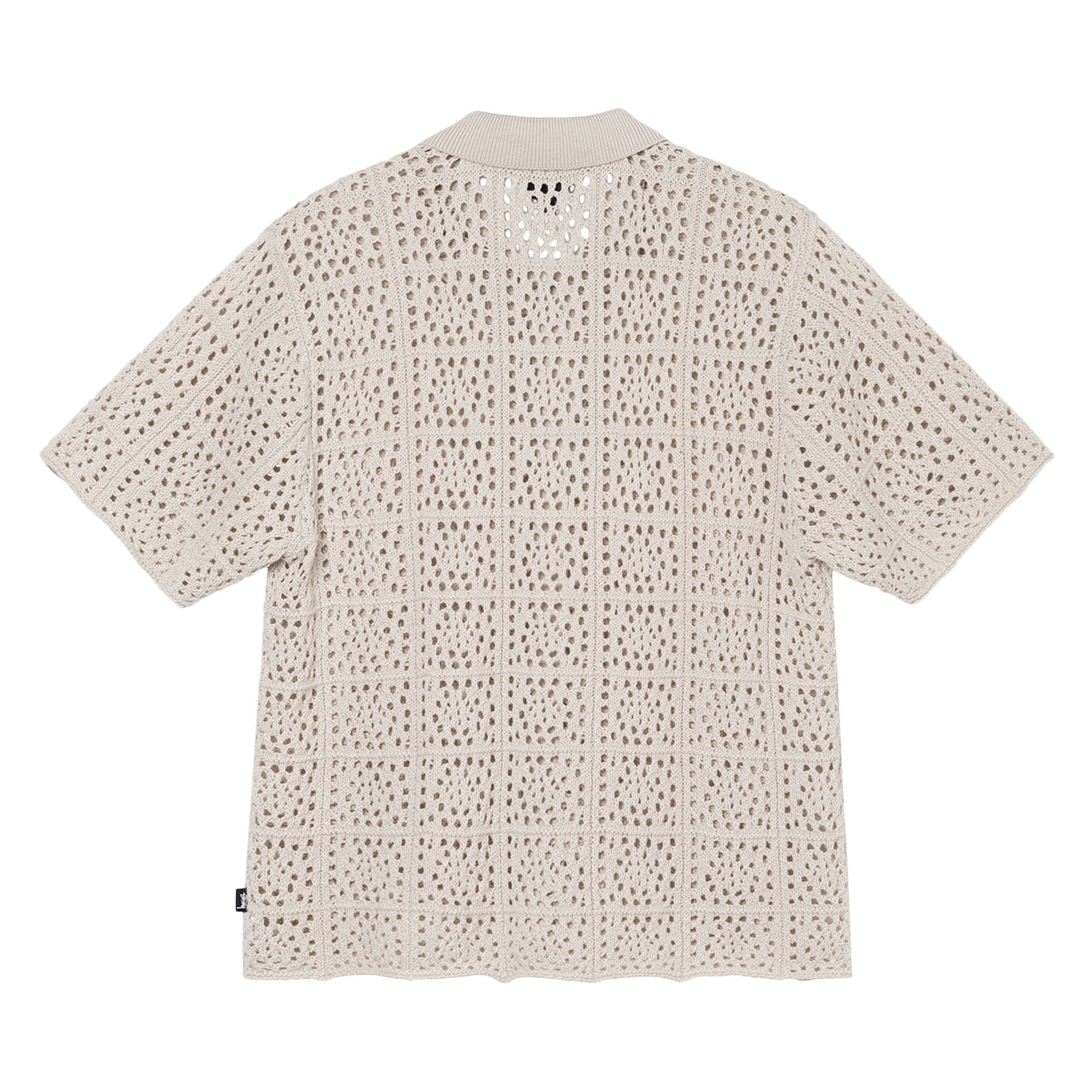 Stussy Crochet Shirt 'Natural' - 2