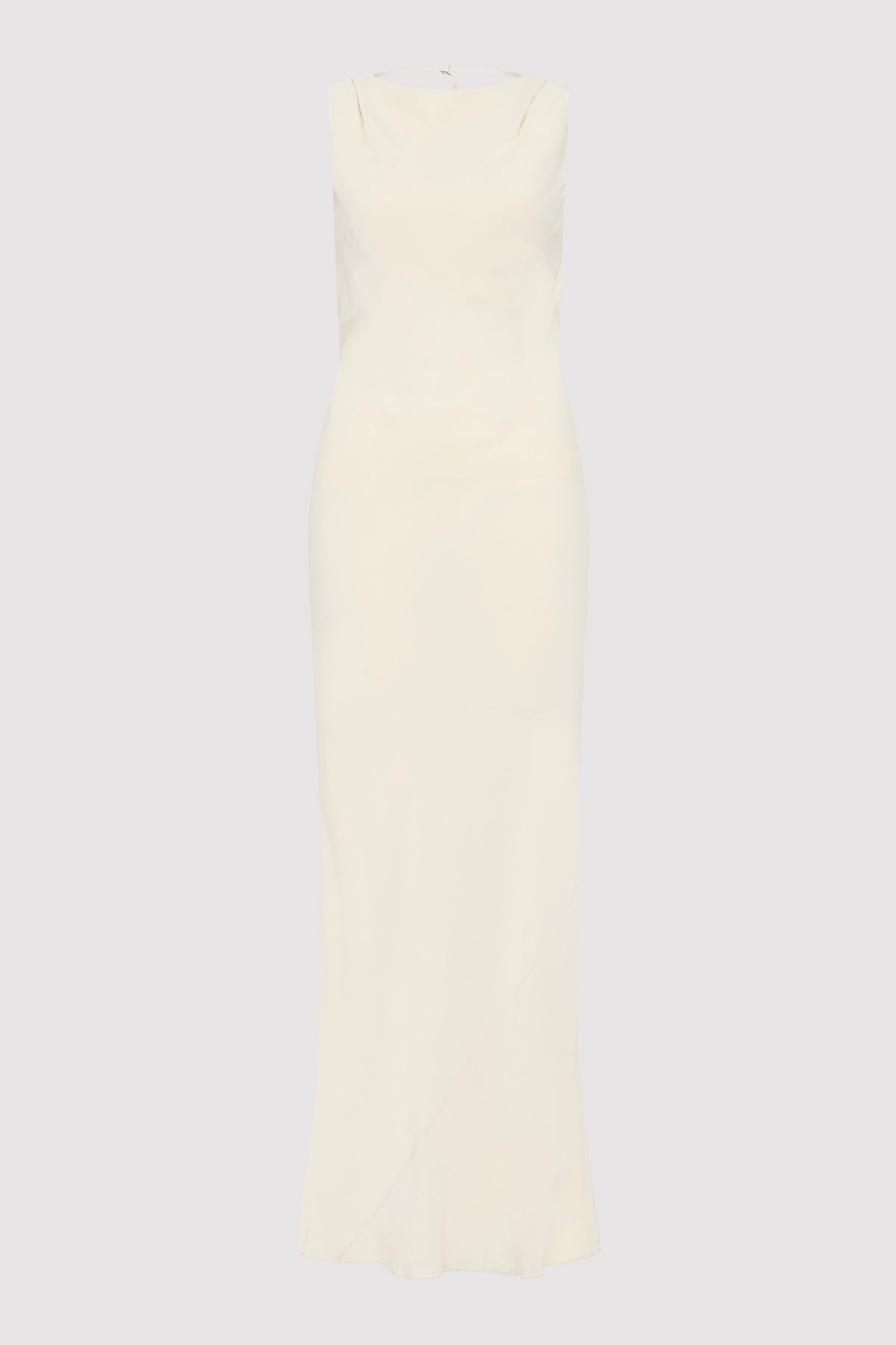 Draped Cowl Dress - Dove - 1