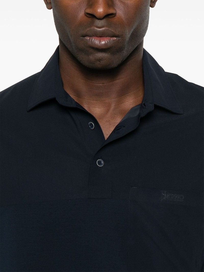 logo-debossed polo shirt 4