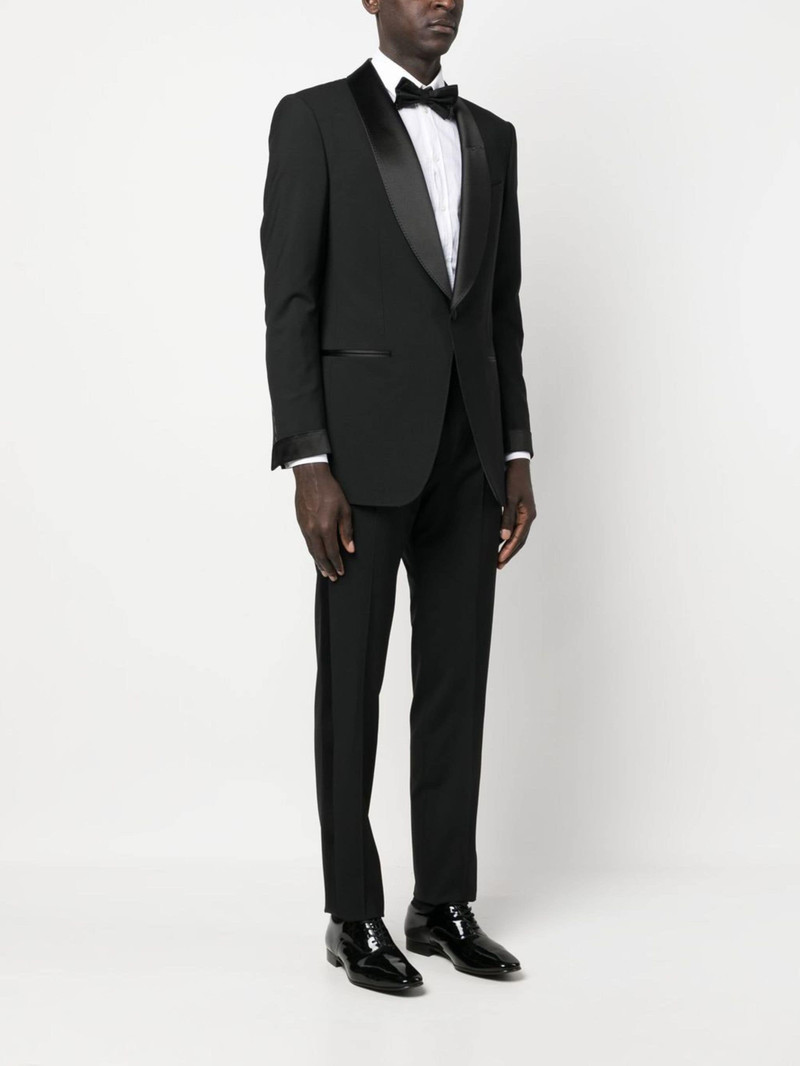 slim-cut two-piece tuxedo suit 3