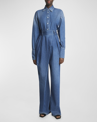 Loewe Denim Button-Front Shirt with Mother of Pearl Buttons outlook