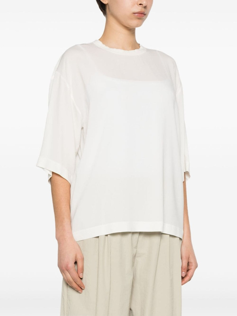 chiffon-crepe T-shirt 3
