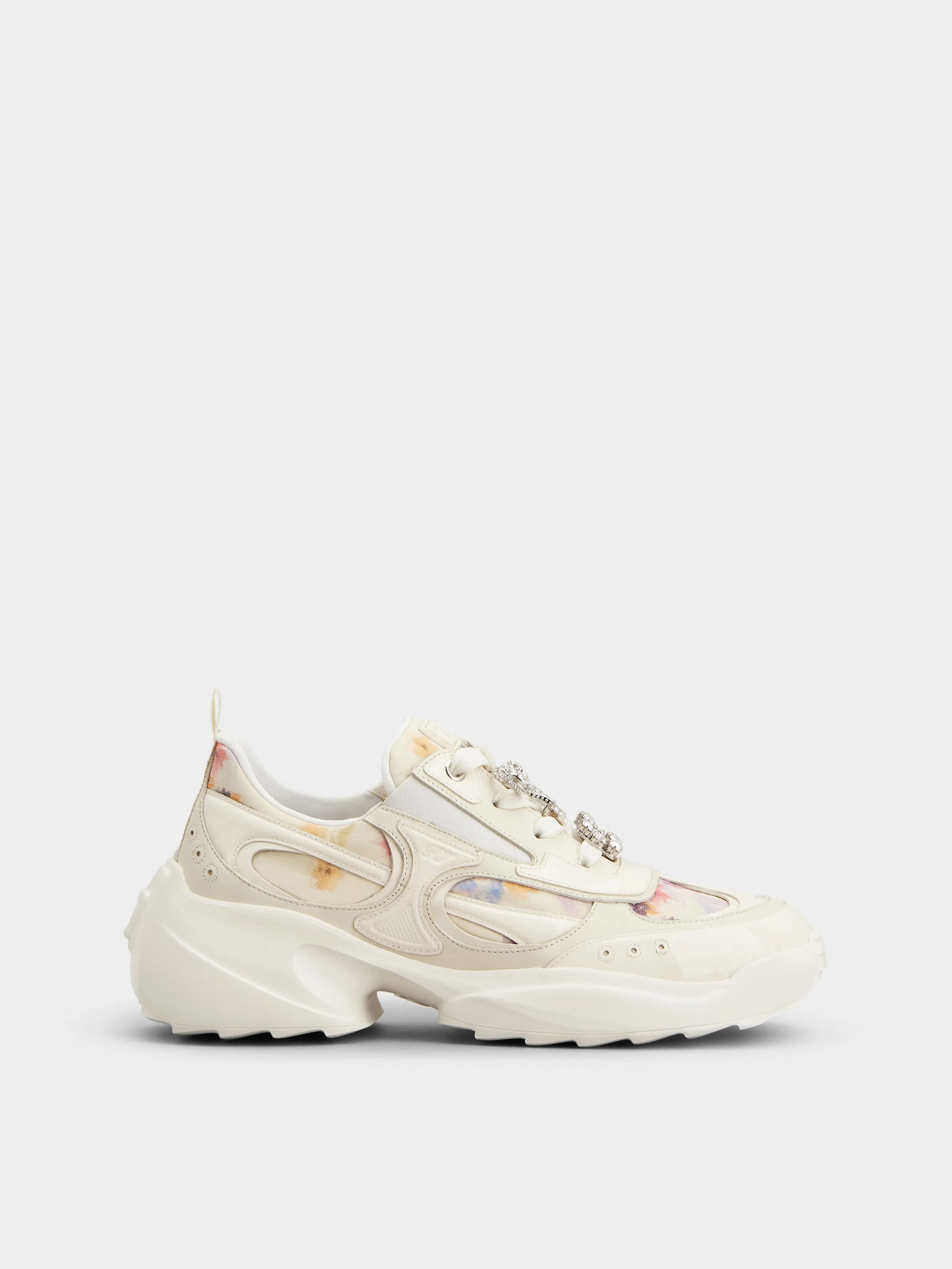 Viv' on the Run Sneakers in leather and fabric - 1