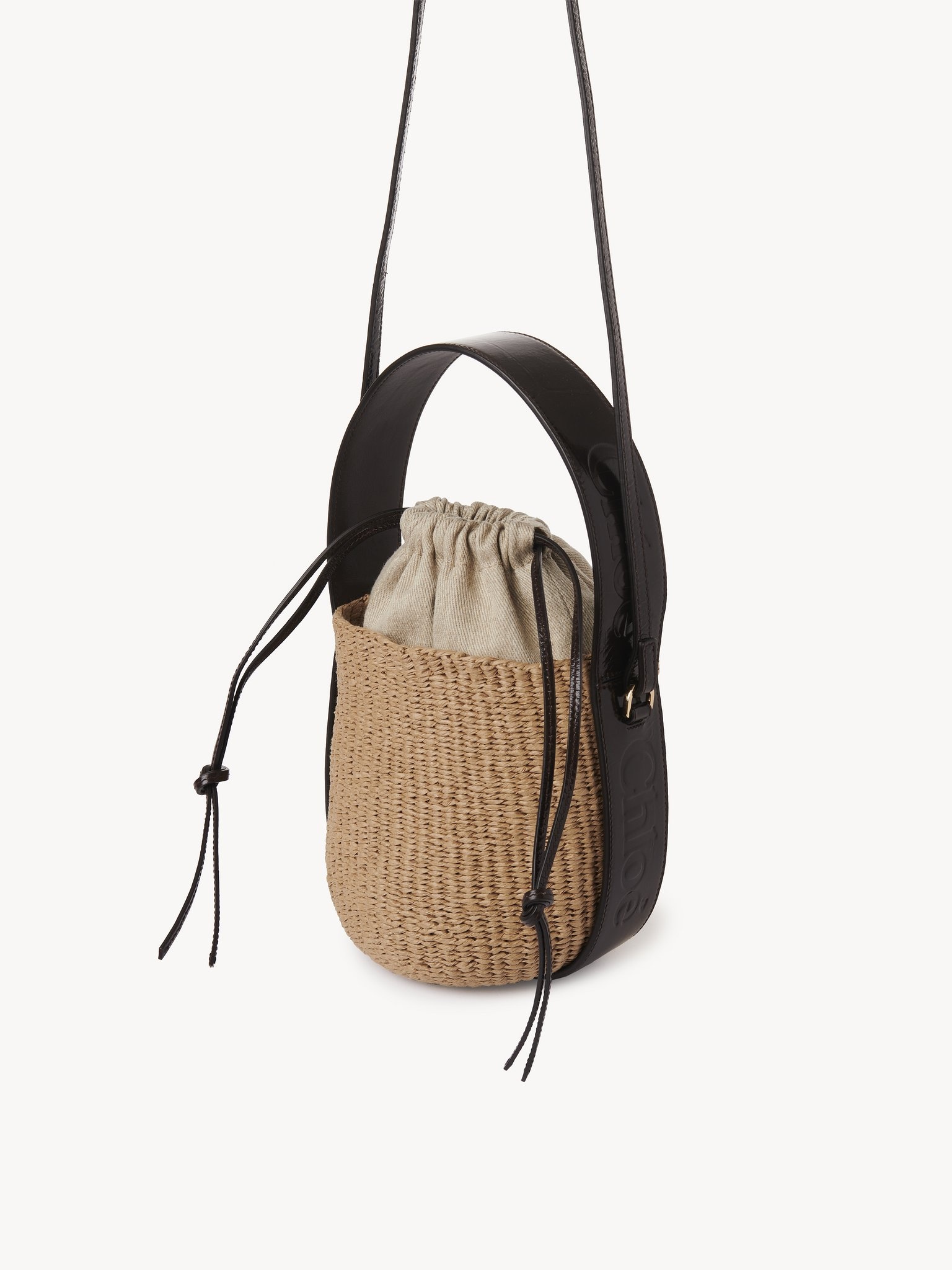 SMALL WOODY BASKET IN FAIR-TRADE NATURAL FIBERS - 3