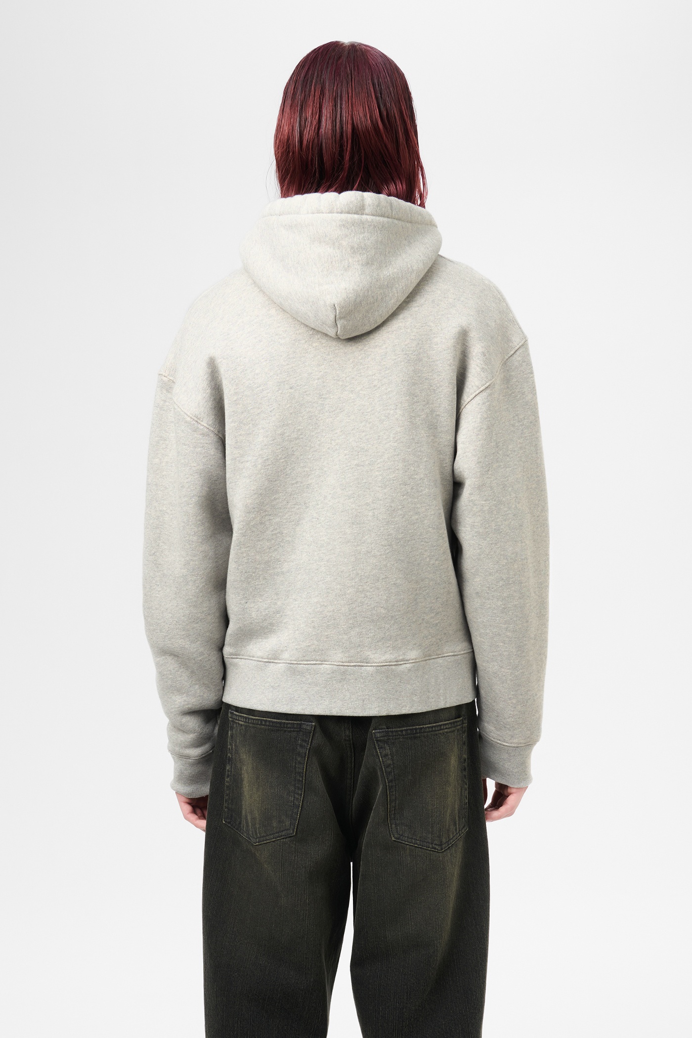 Rascal Hood Grey Melange Victory Fleece - 6