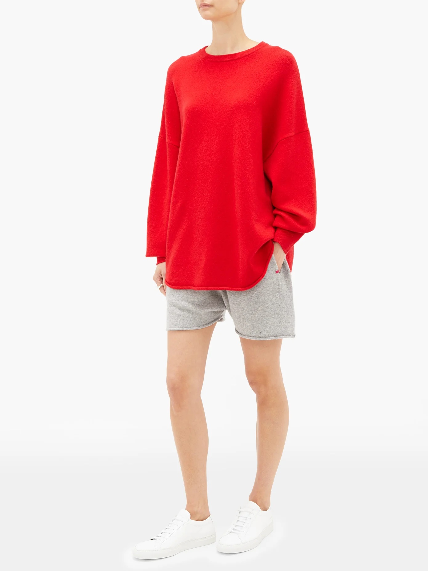 No. 53 Crew Hop stretch-cashmere sweater - 6