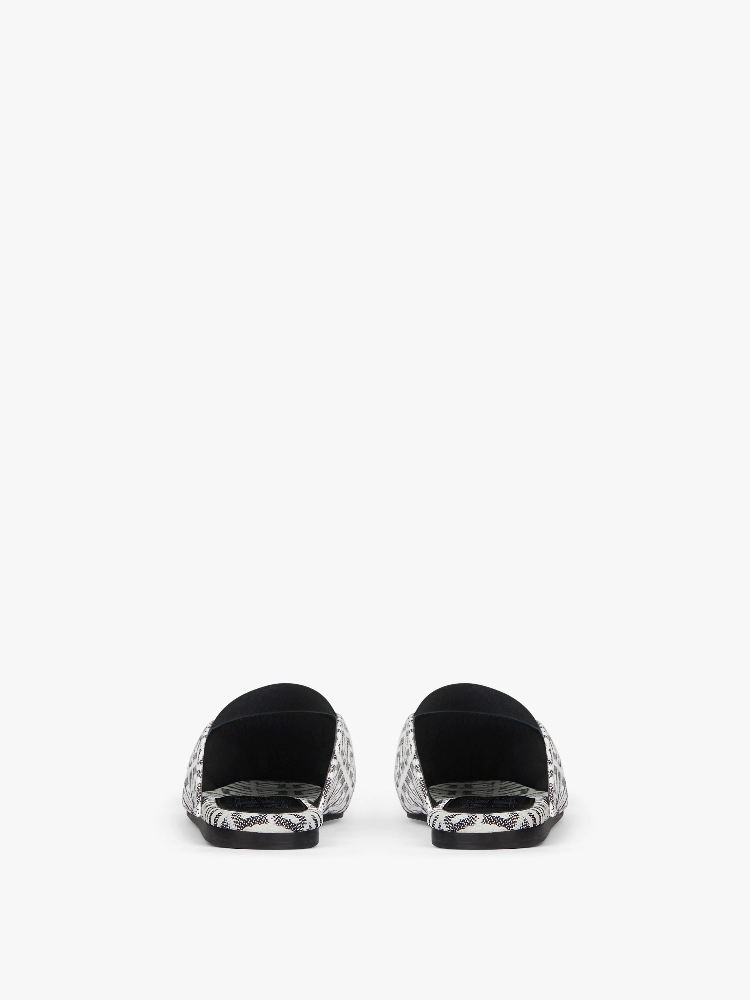 GIVENCHY FLAT MULES IN 4G JACQUARD - 7