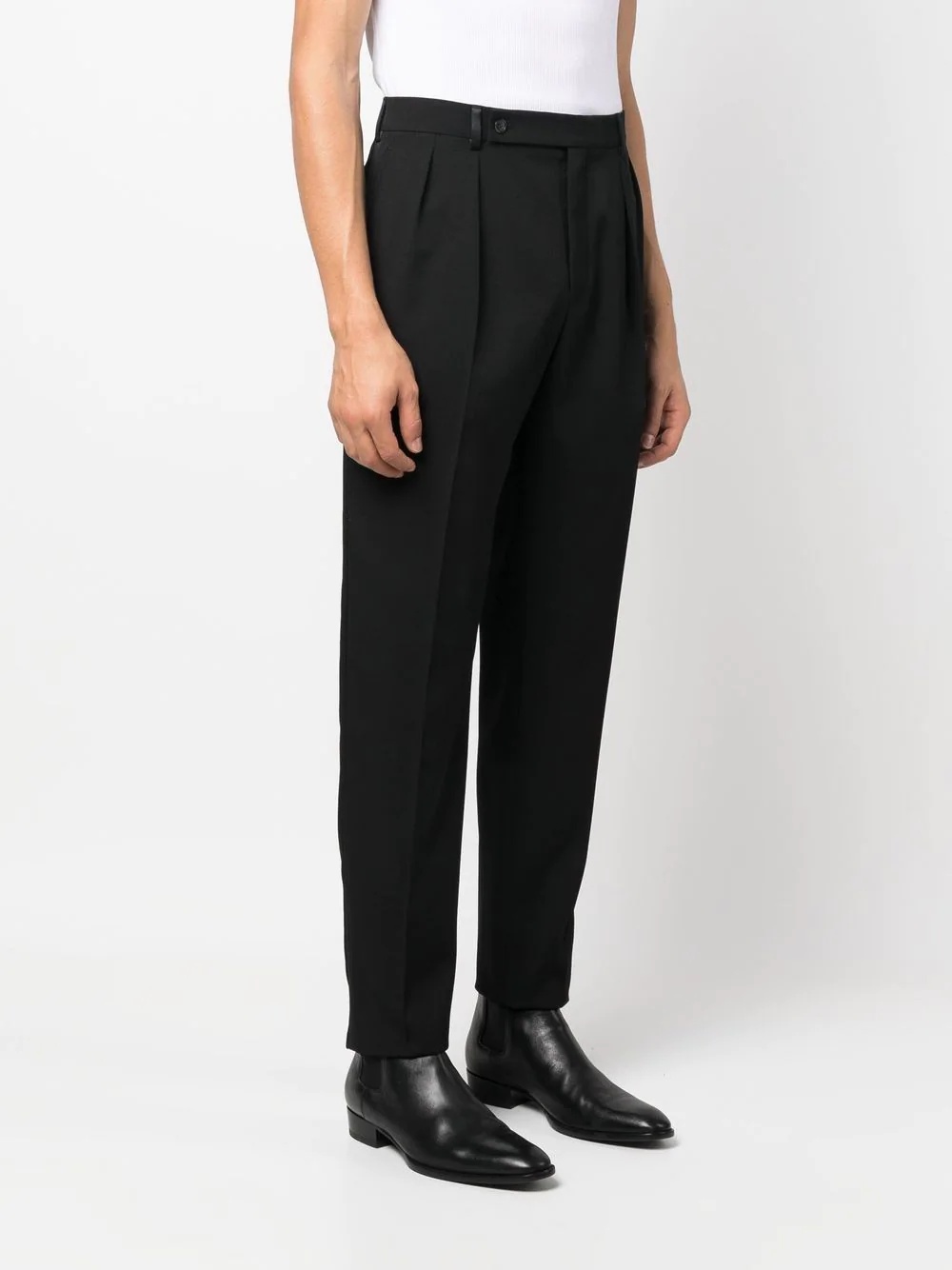 straight-leg tailored trousers - 3