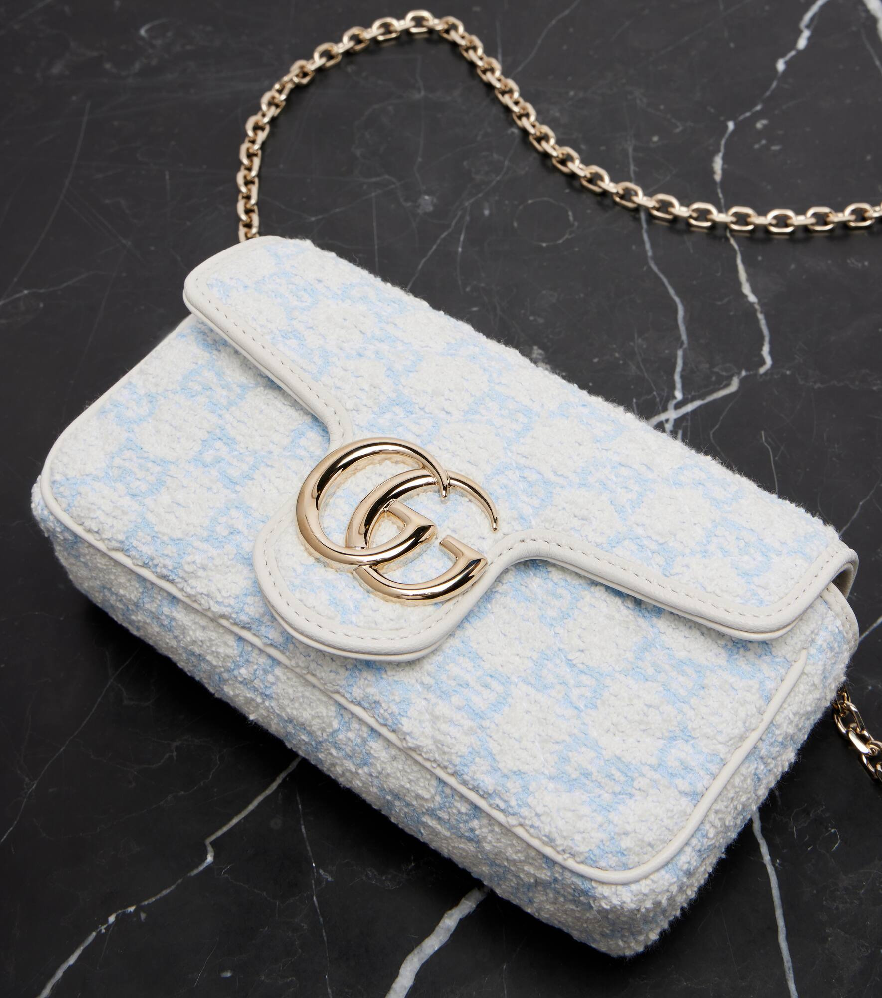 GG Marmont Mini bouclé shoulder bag - 6