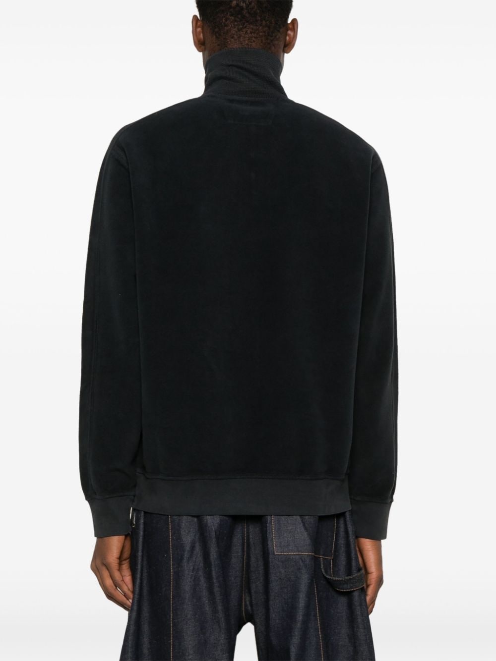 logo-embroidered sweatshirt - 4