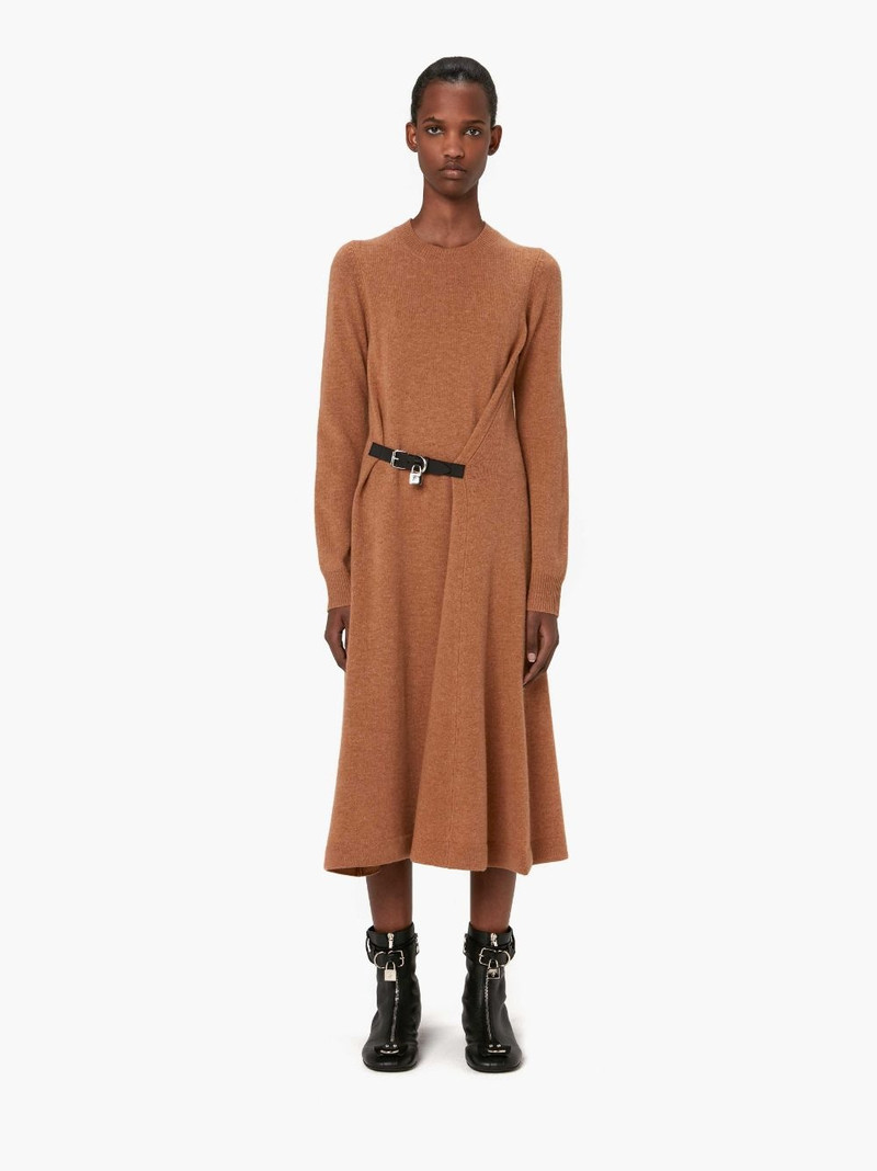 JW Anderson PADLOCK STRAP TIE DRESS outlook