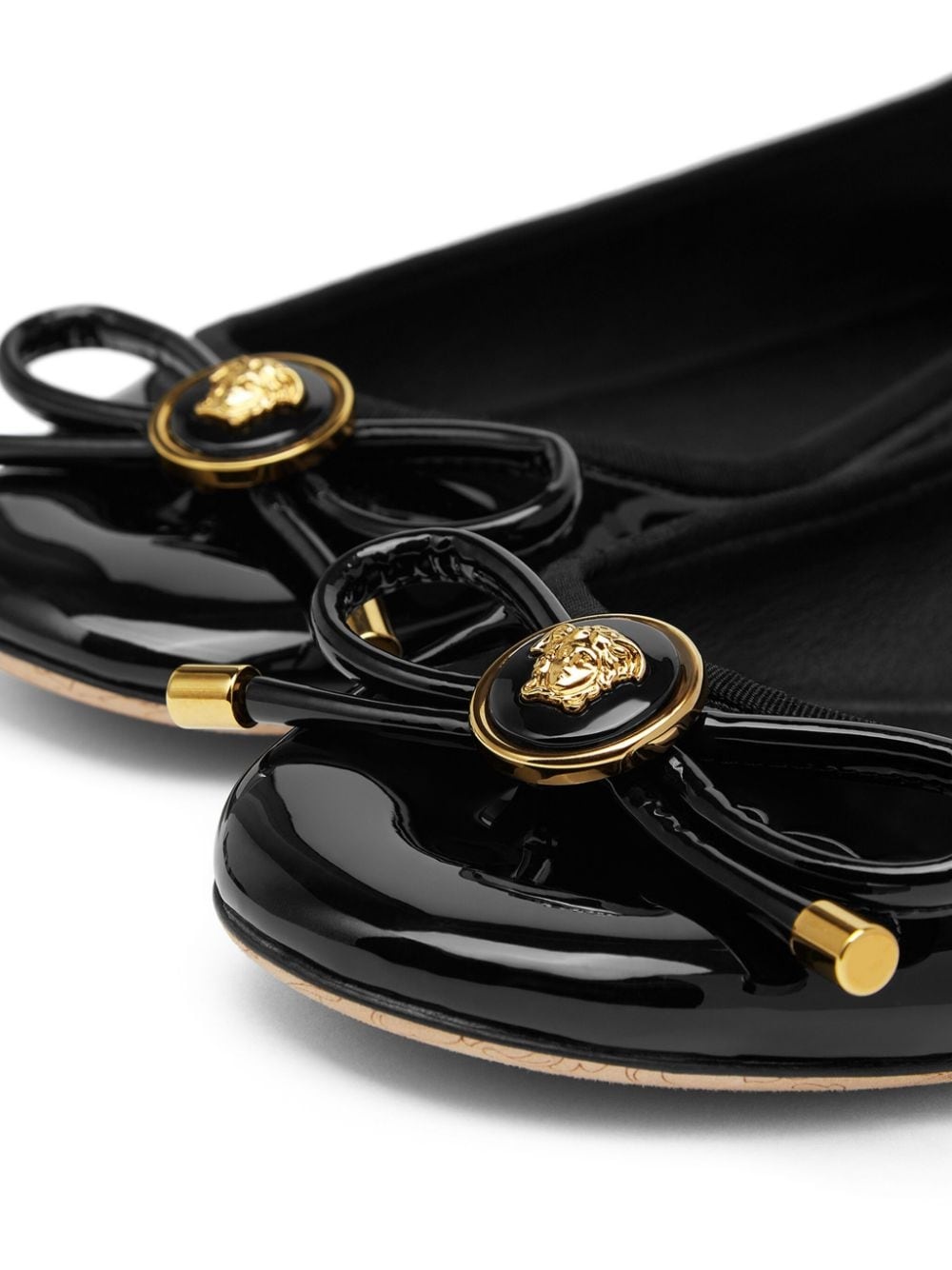 Medusa-Head ballerina shoes - 4