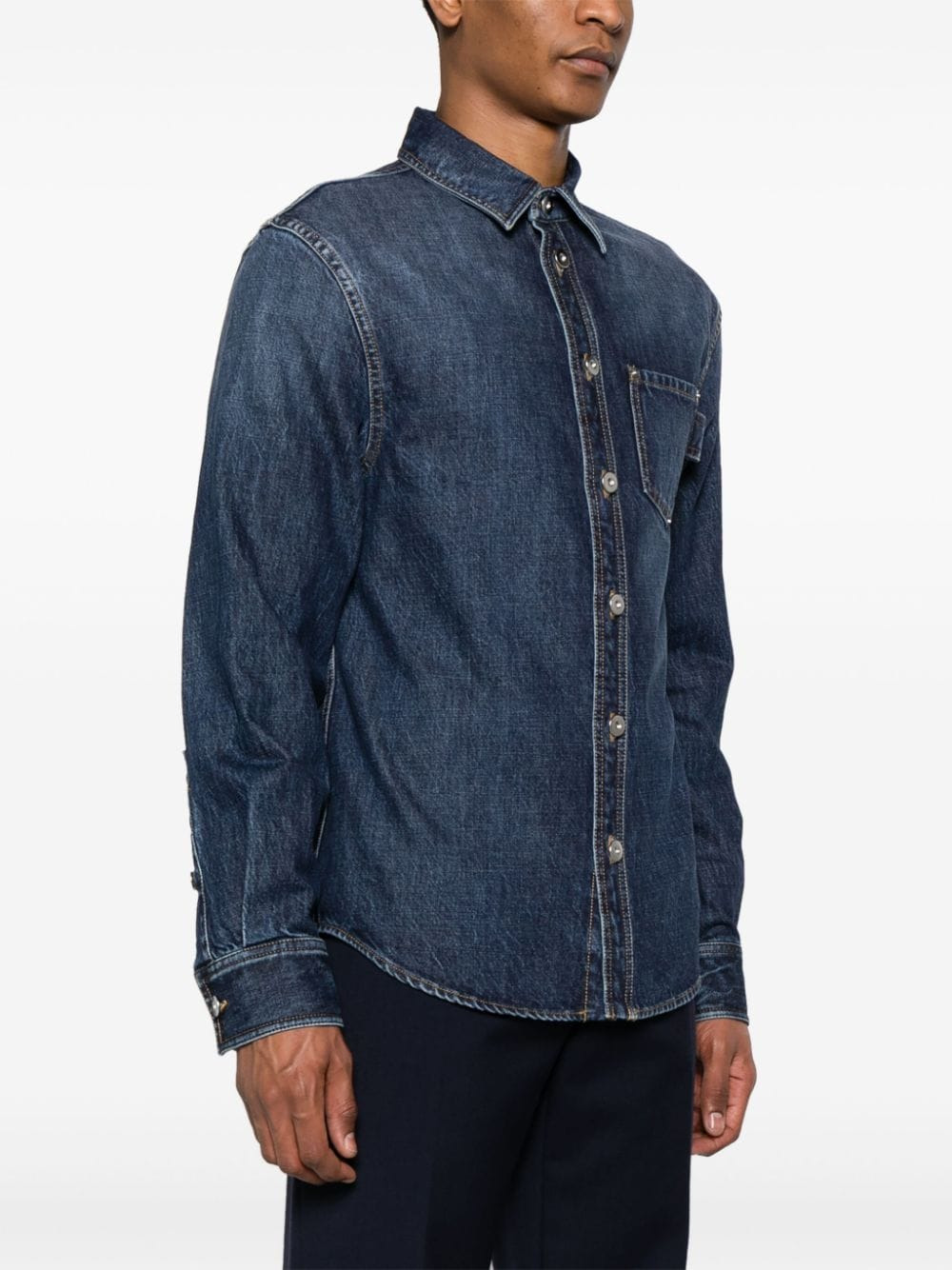 Bottega Veneta Men Shirt With Logo - 6