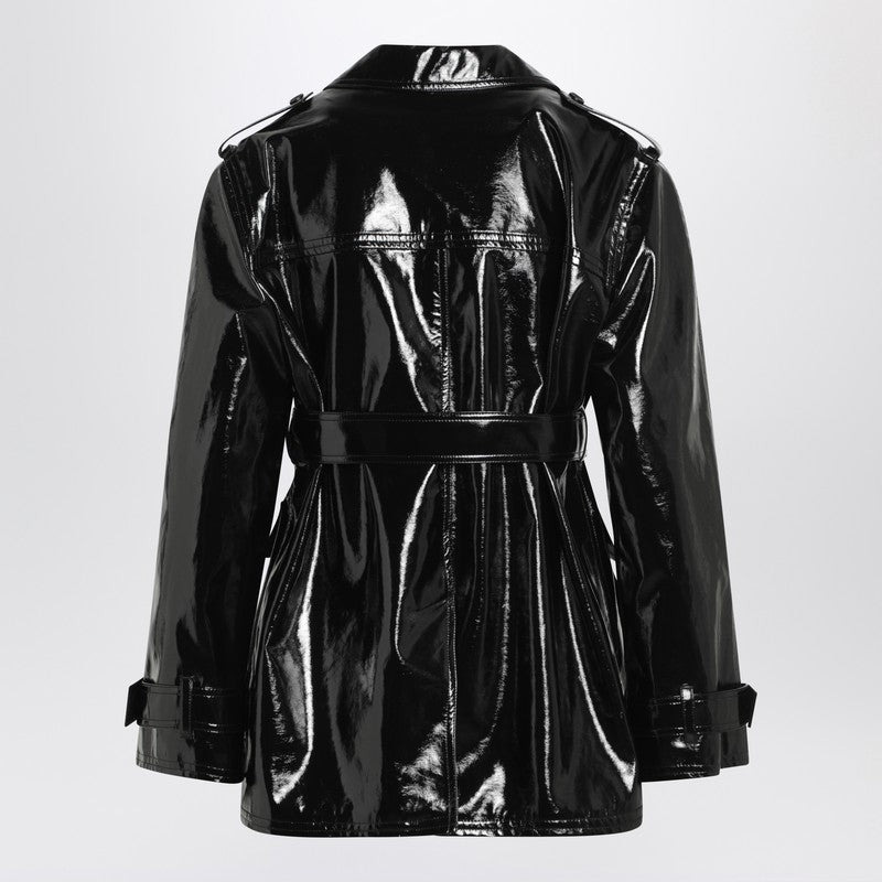 Chloé Black Glossy Cotton Canvas Jacket Women - 2