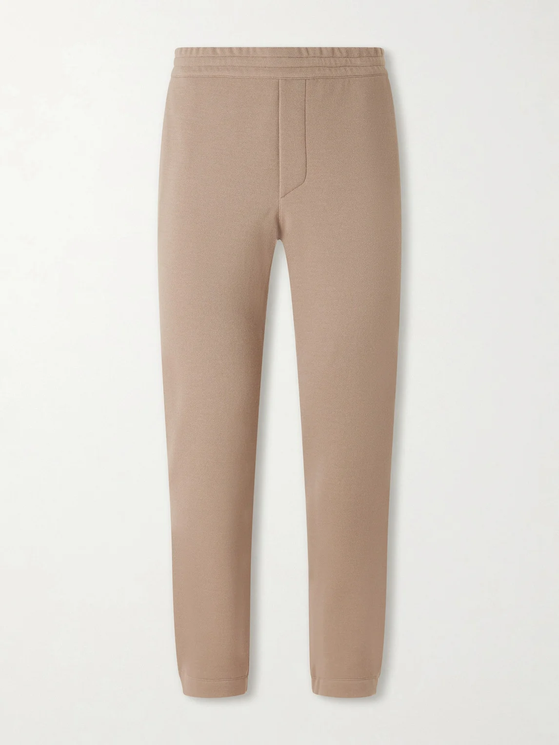 Straight-Leg Honeycomb-Knit Cotton, Wool and Silk-Blend Sweatpants - 1
