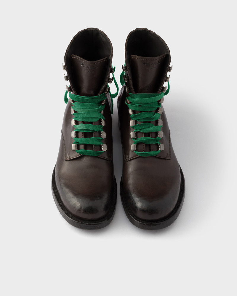 Leather laced booties 3
