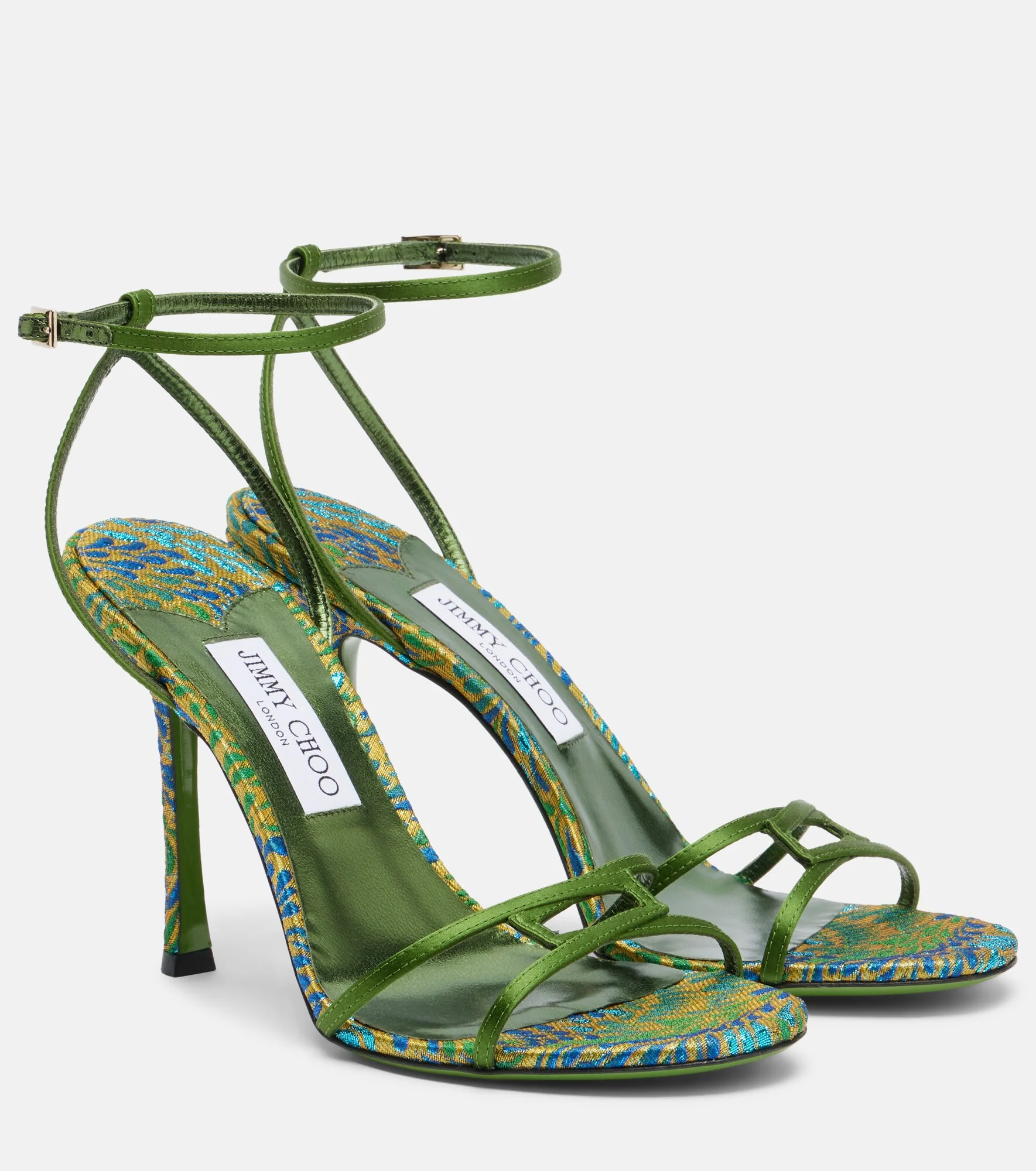 1998 Leo satin sandals - 1