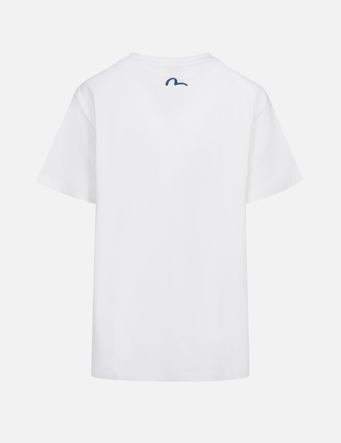 FORTUNE CAT FLOCKING WITH SLOGAN PRINT BOYFRIEND T-SHIRT - 2