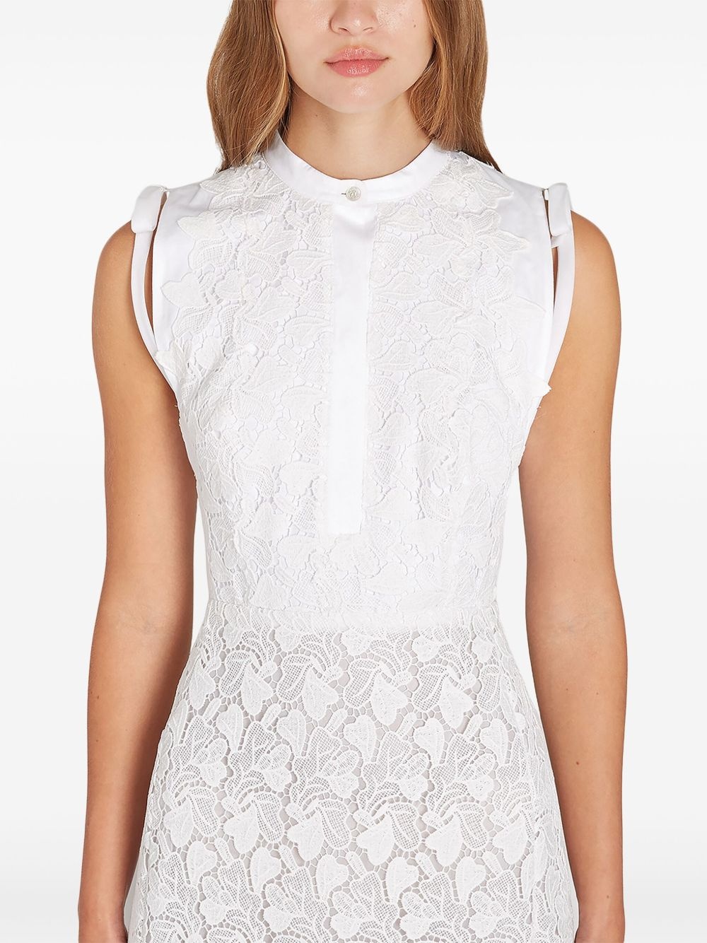 macramé maxi dress - 5