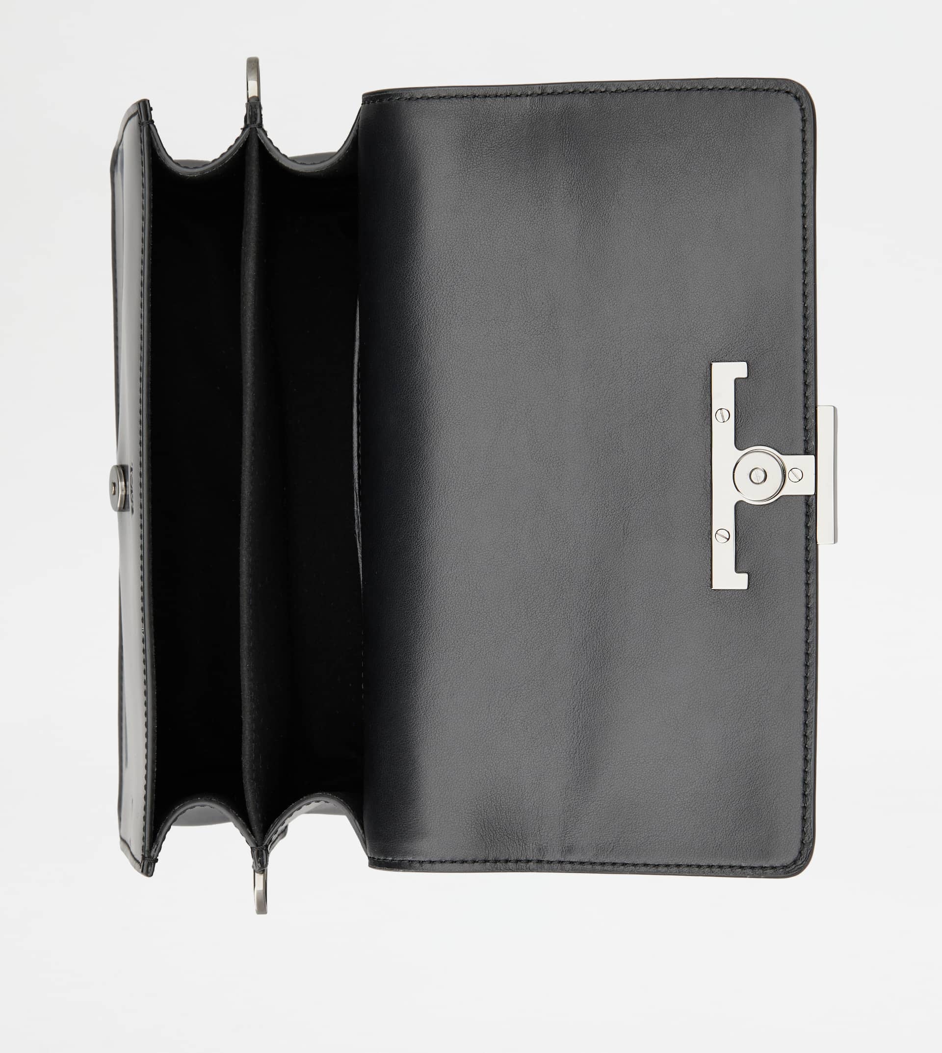 T TIMELESS SHOULDER BAG IN LEATHER MINI - GREY - 4