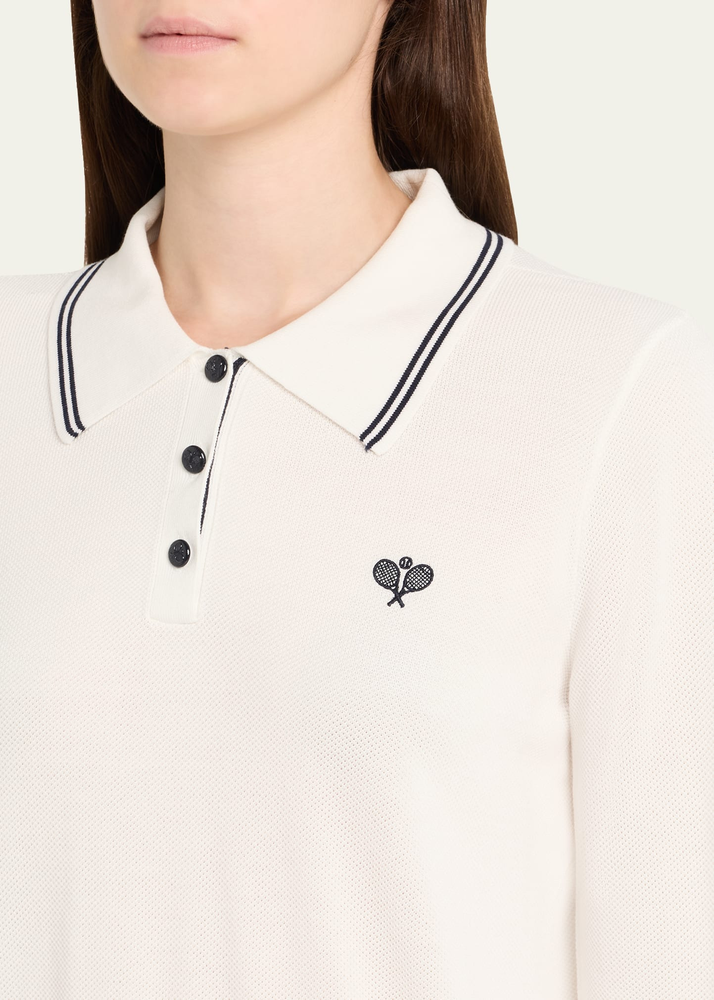 The Long-Sleeve Tennis Polo - 4