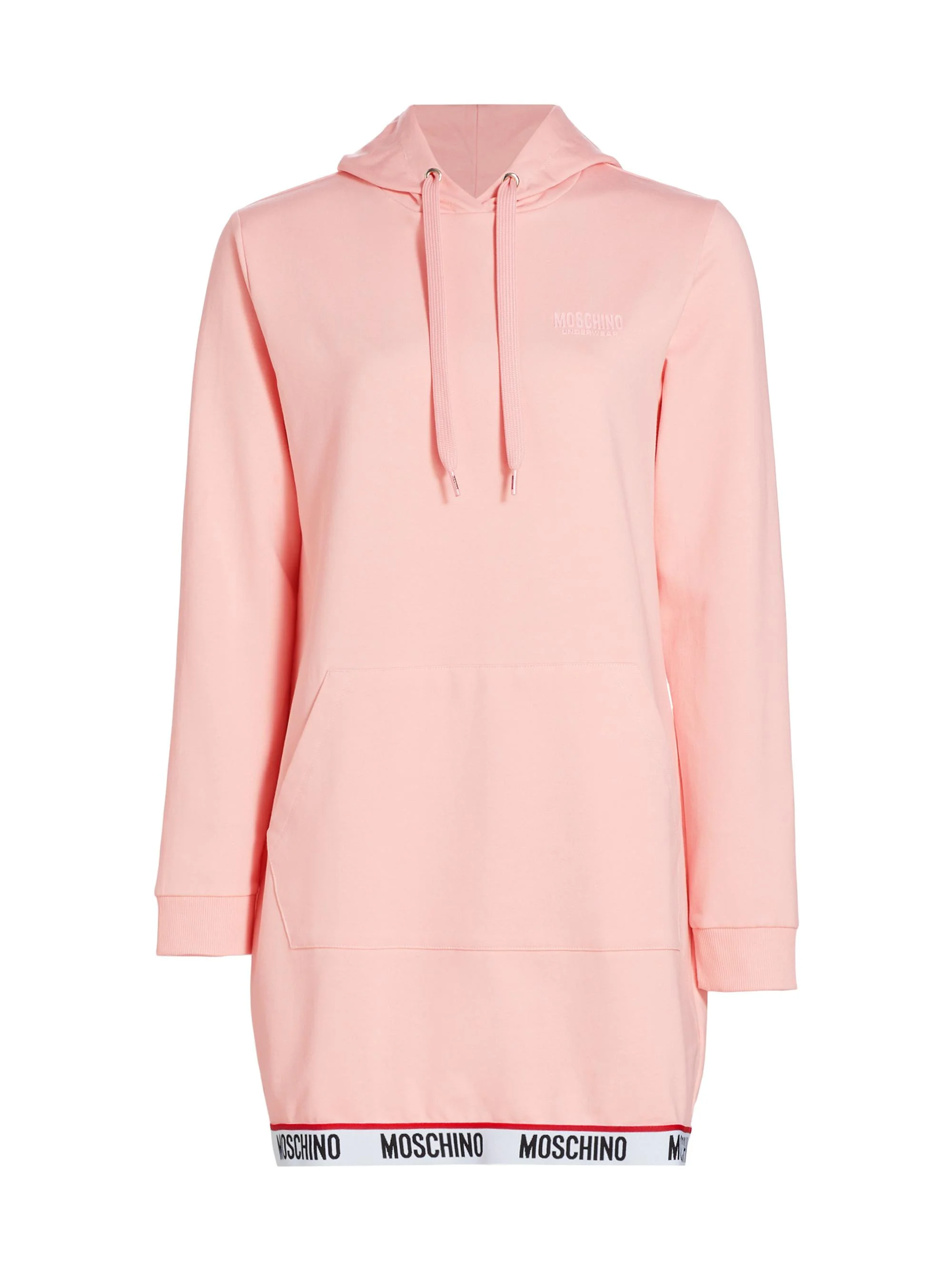 Women's Maxi Hoodie Minidress - Pink - 1