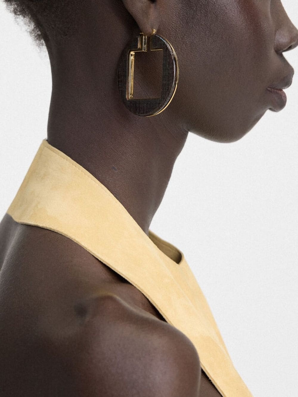 The Rond Carré hoop earrings - 3