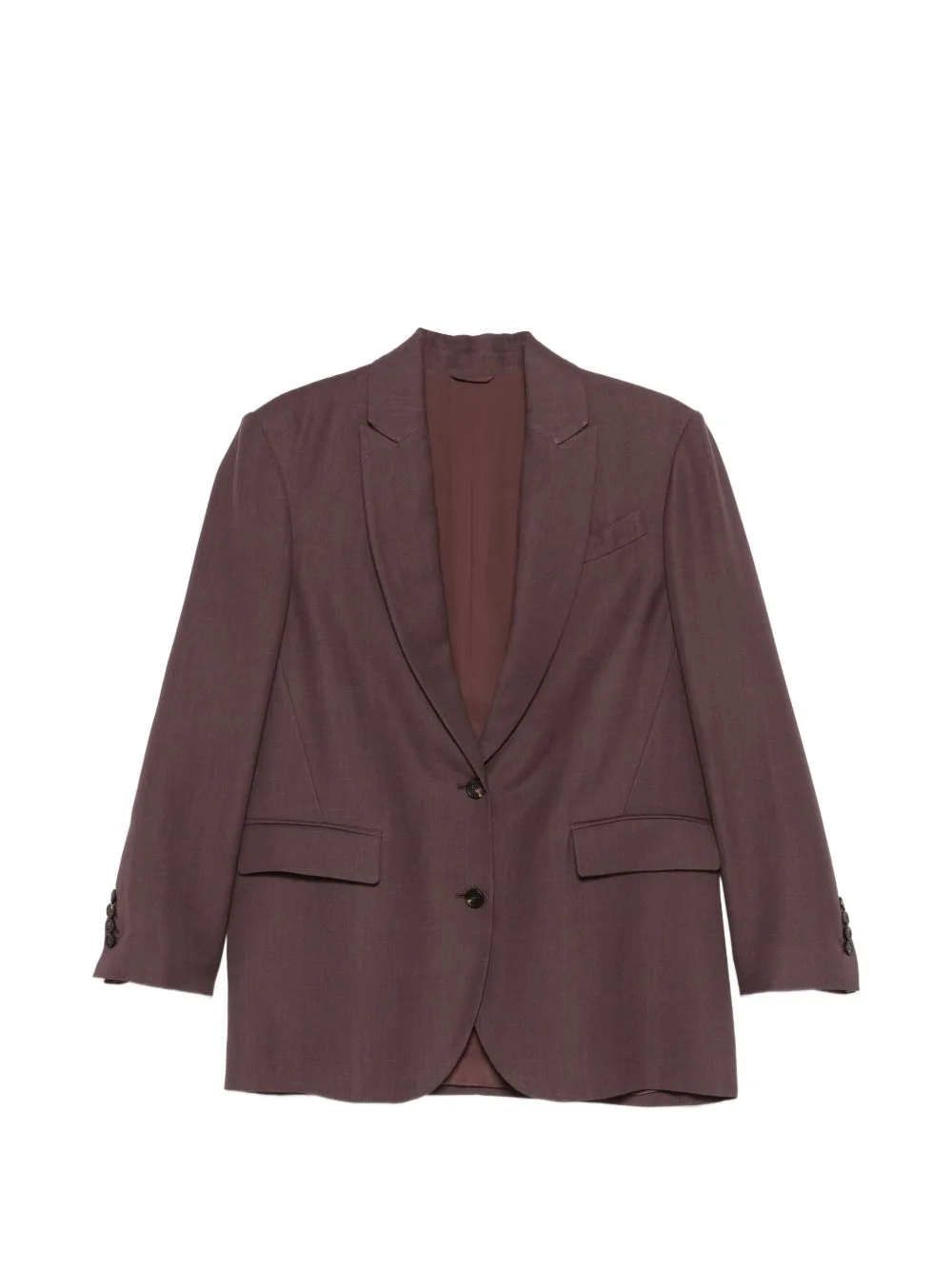 flap-pocket button blazer - 1