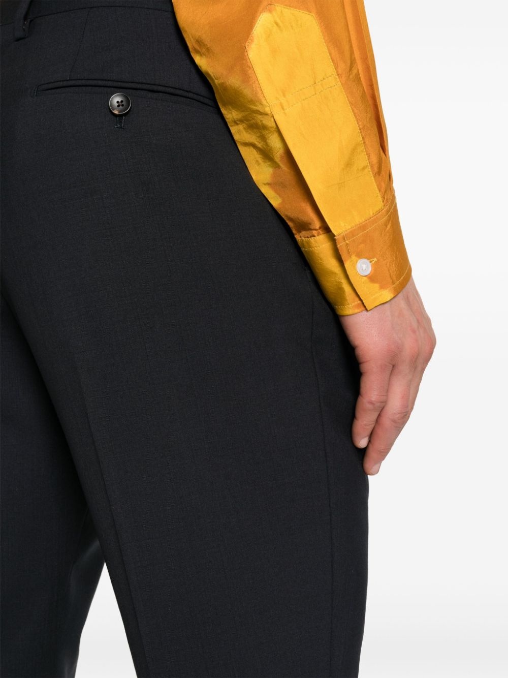double-breasted wool suit - 6
