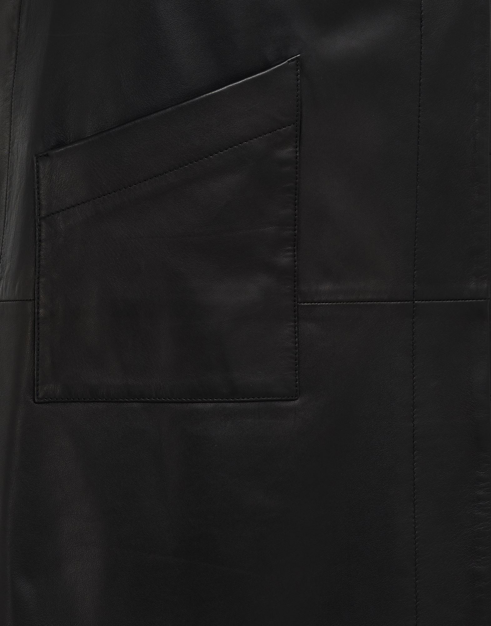 Leather wrap skirt - 6