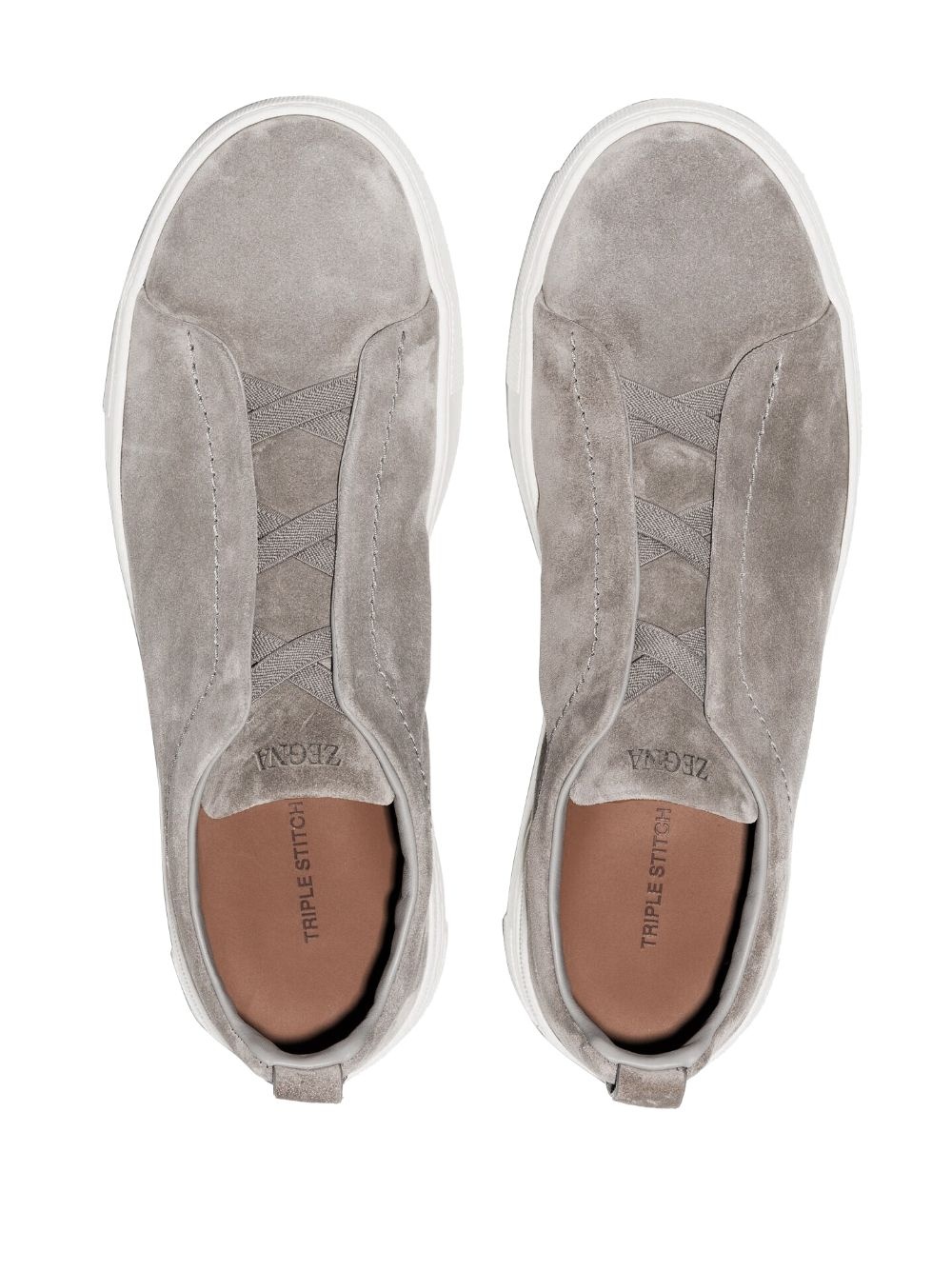 Triple Stitch suede sneakers - 4