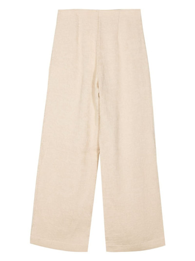 BY MALENE BIRGER Marchei high-waisted straight-leg trousers outlook