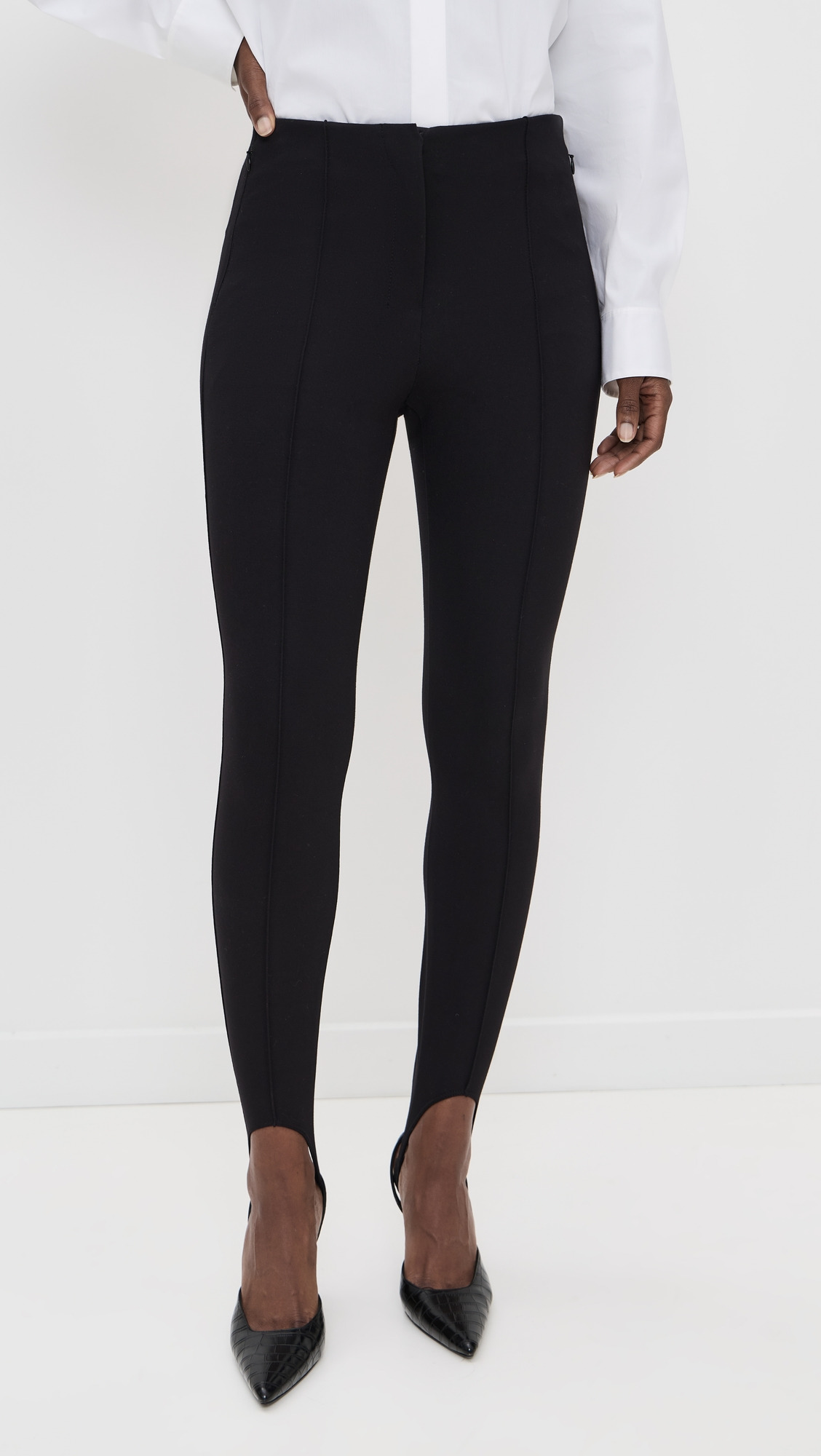 Slim Stirrup Pants - 6