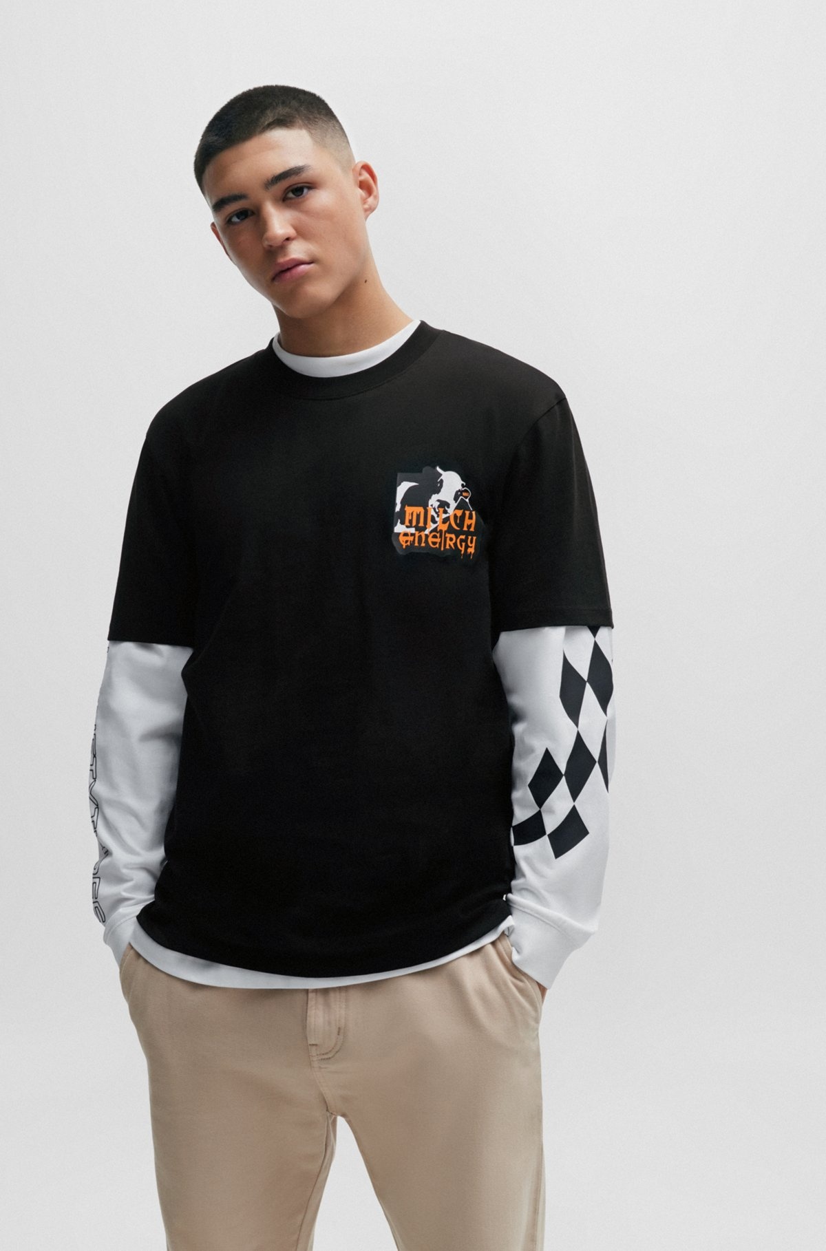 RELAXED-FIT T-SHIRT IN WITH SEASONAL ARTWORK - 2