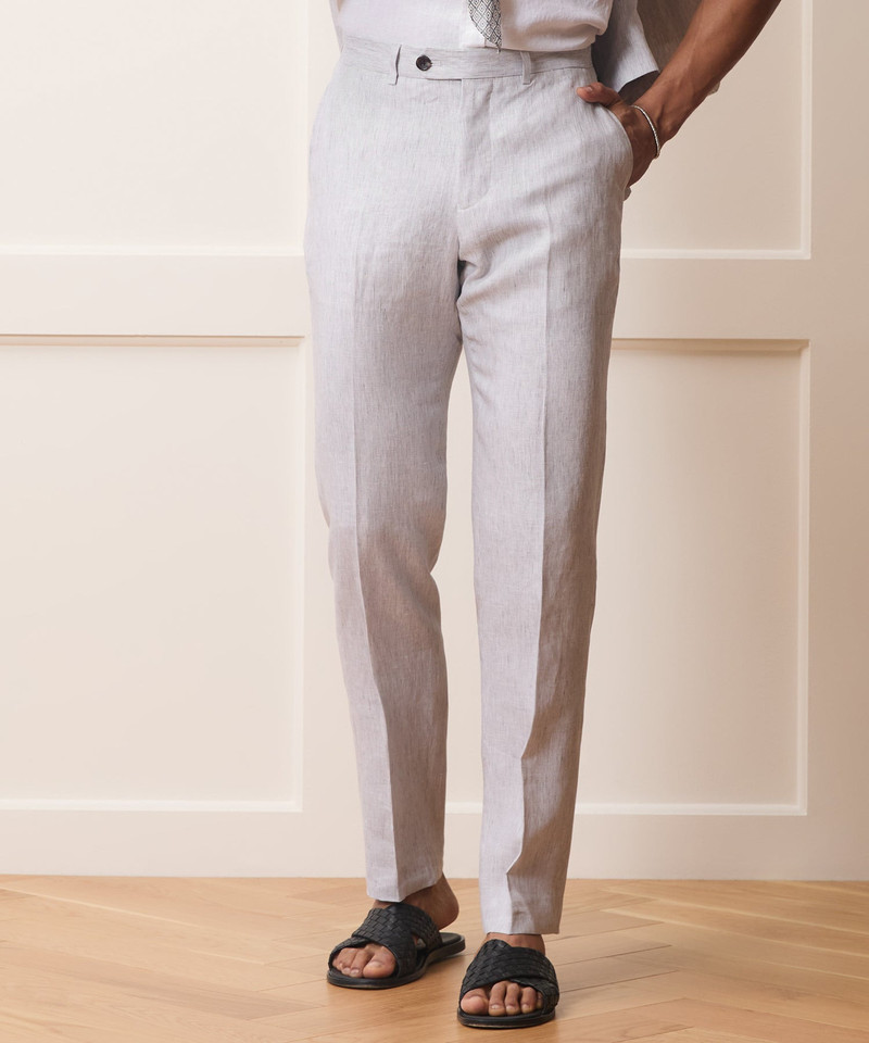 TODD SNYDER Italian Linen Sutton Trouser outlook