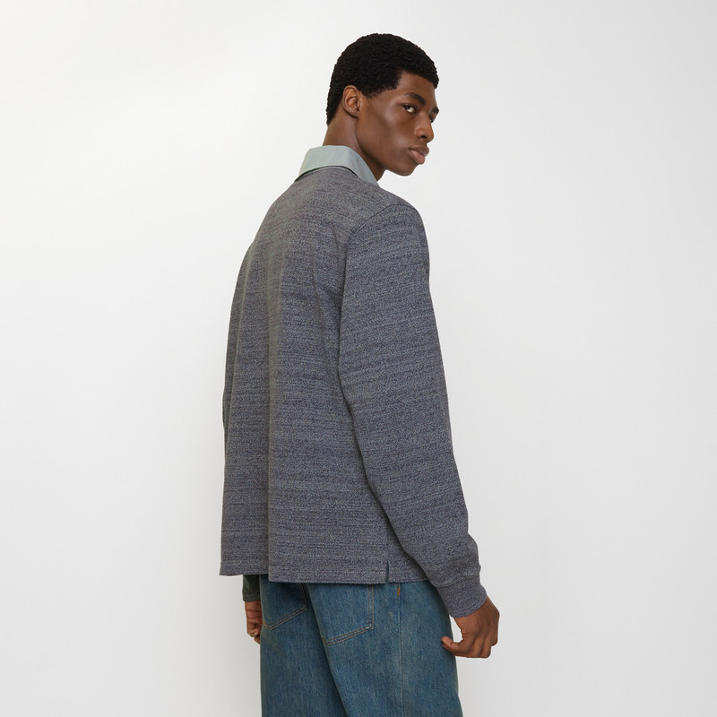 Mouliné Cotton Rugby Shirt 3