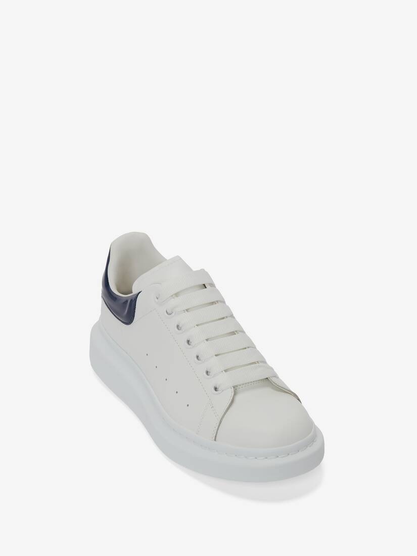 Men's Oversized Sneaker in White/navy - 2