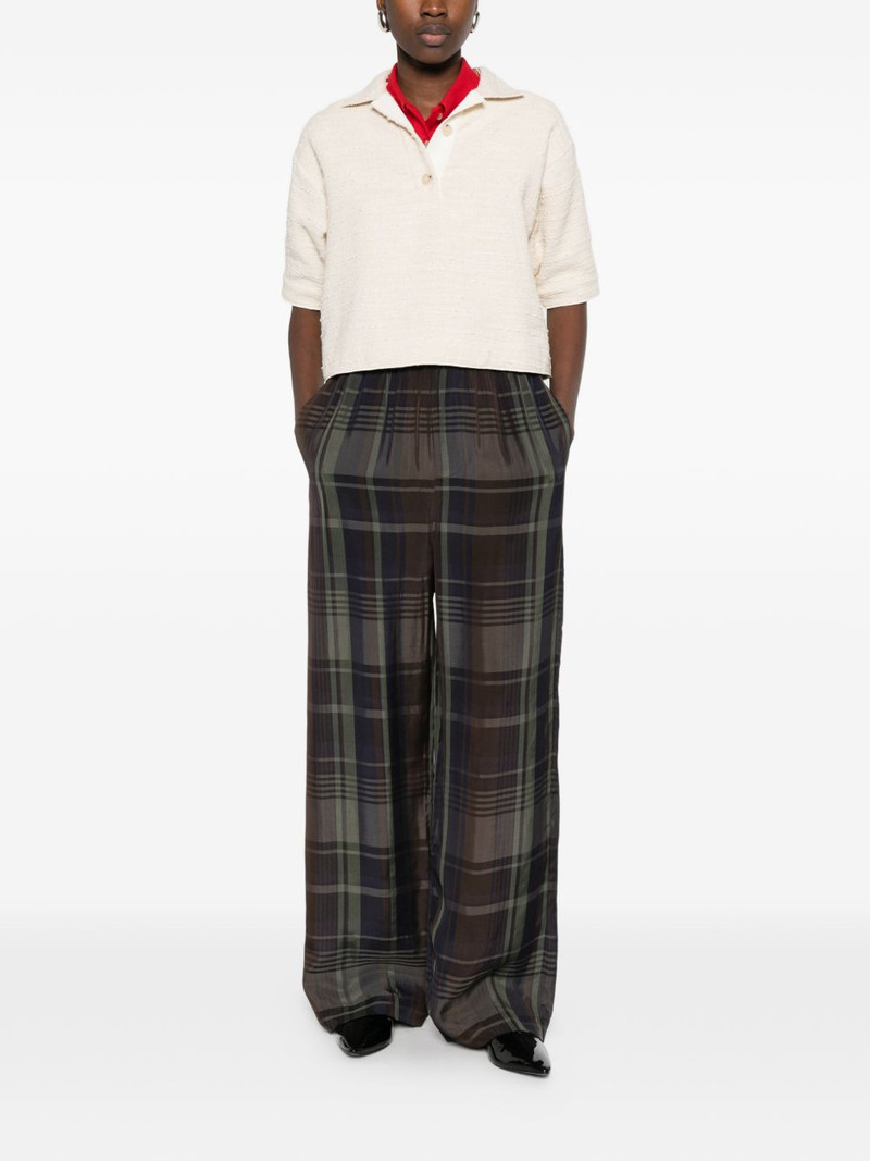 N°21 tweed polo top outlook