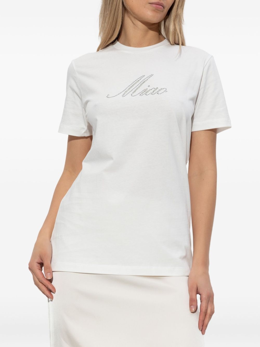rhinestone-embellished T-shirt - 3