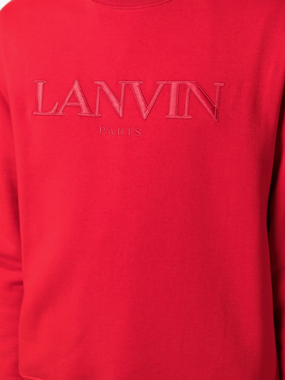 logo-embroidered crew-neck sweatshirt - 5