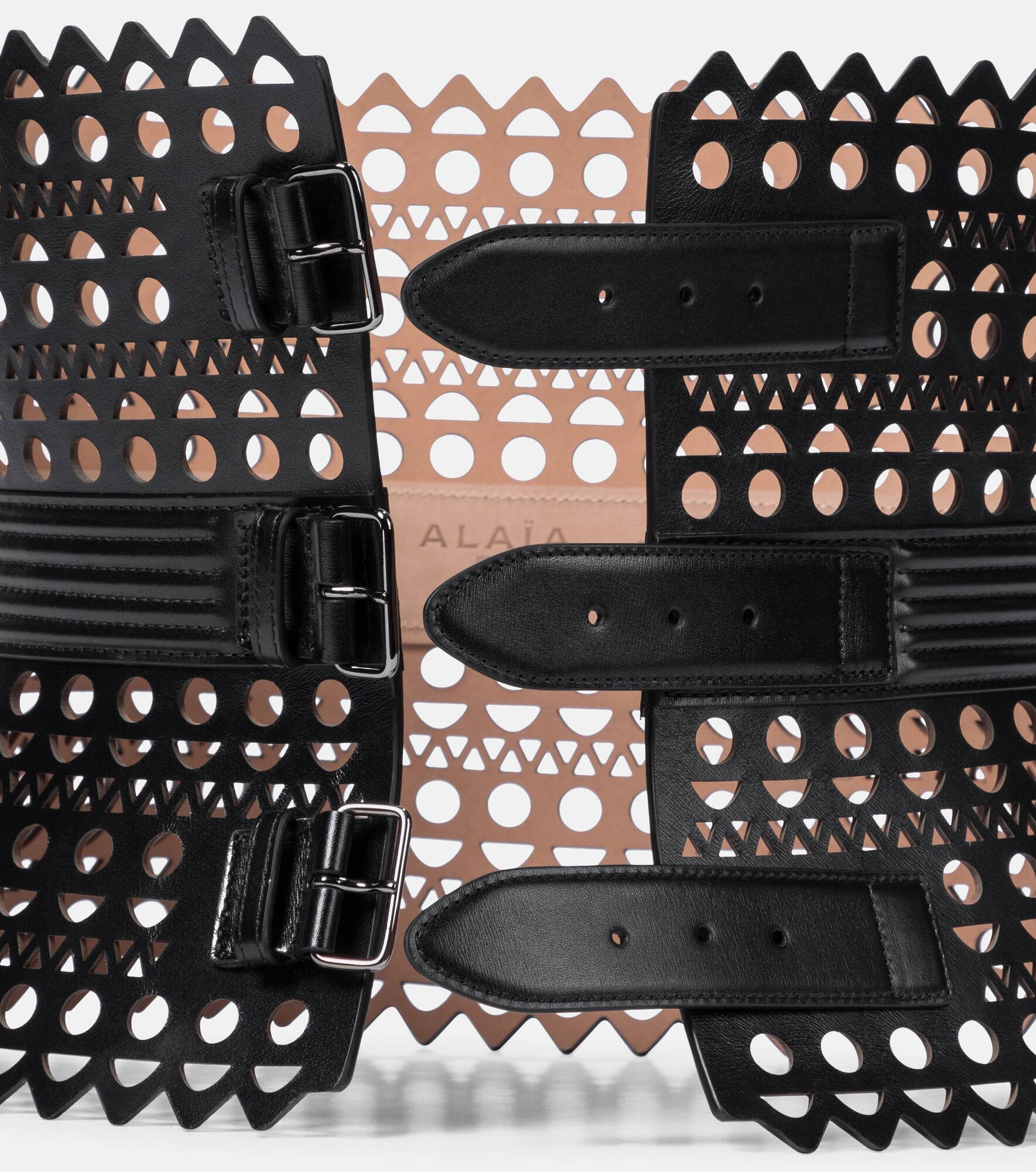 Vienne leather corset belt - 4